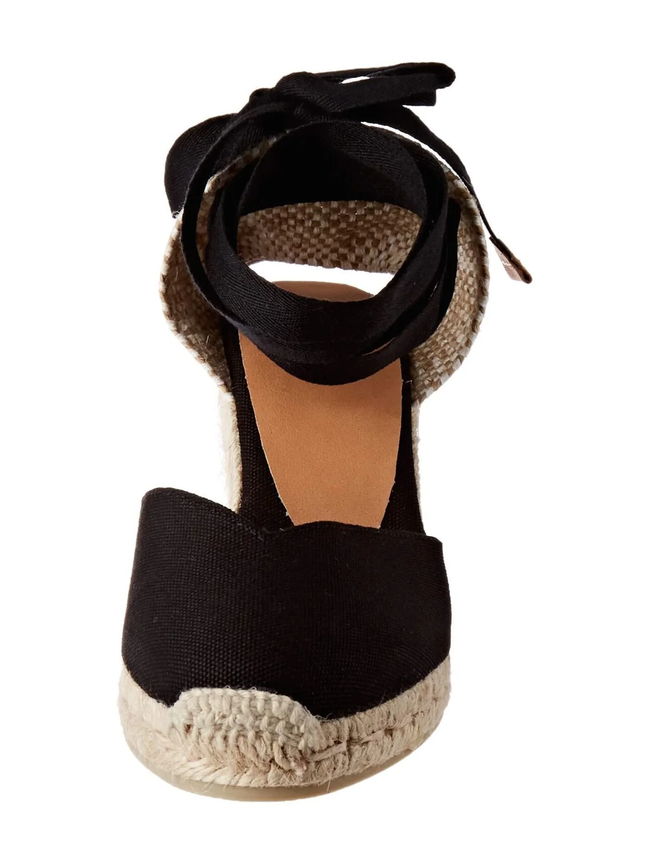 Туфли на каблуке CASTANER Chiara 80 mm Wedge Espadrille — изображение 4 из 6, черный