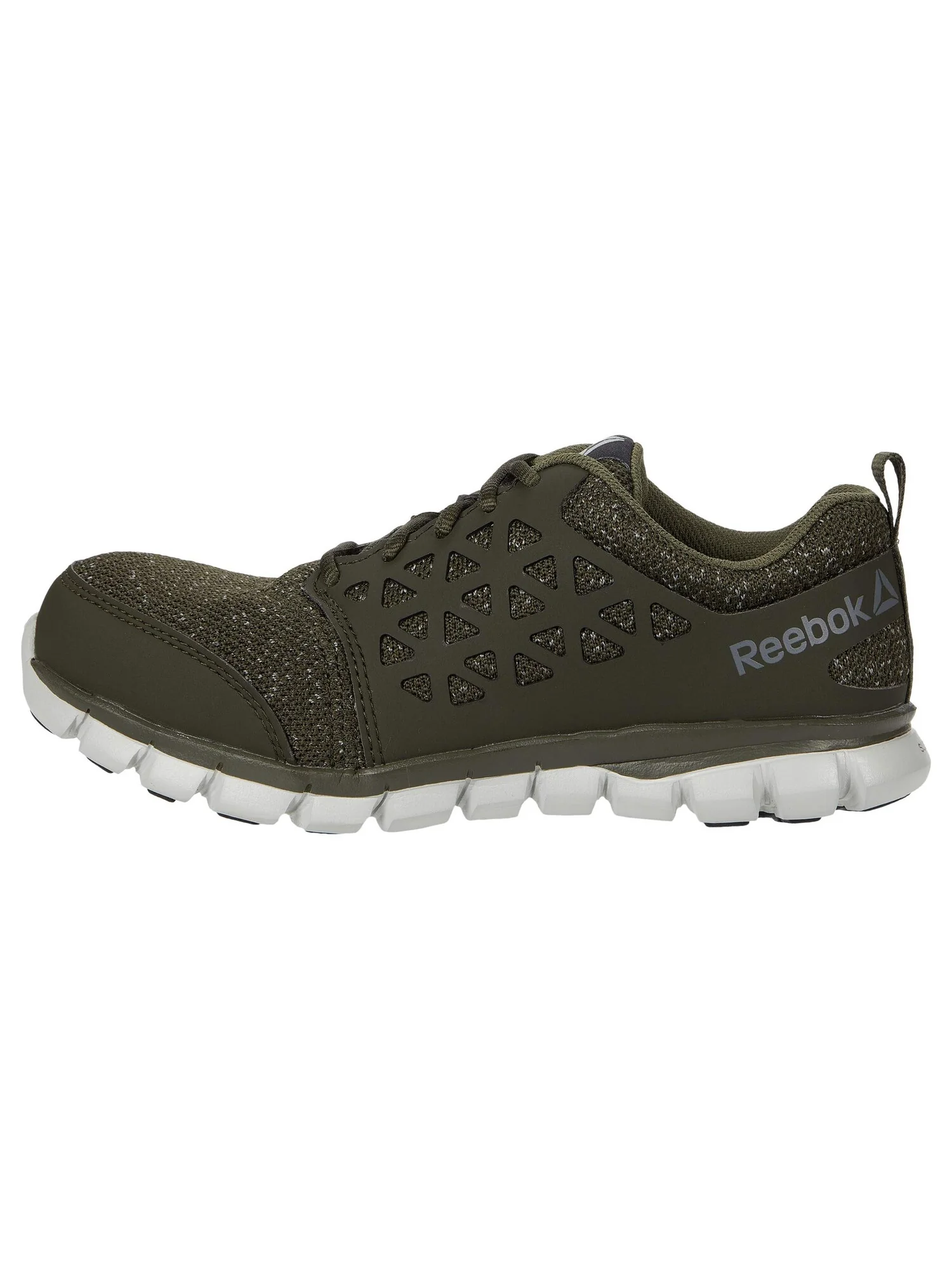 Кроссовки Reebok Work Sublite Cushion Work Comp Toe EH - RB051 — изображение 4 из 4, оливковый зеленый