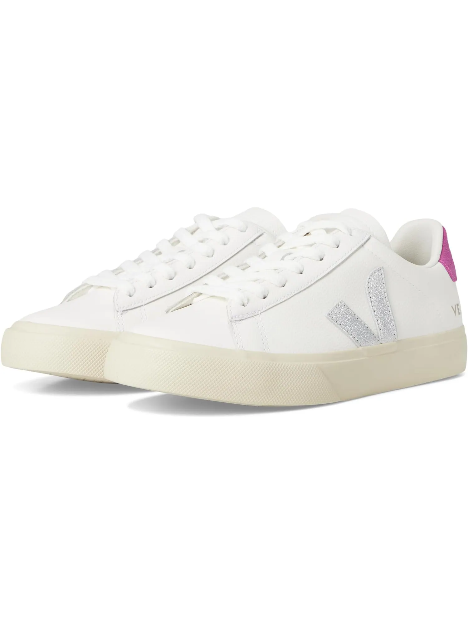 Кроссовки VEJA Women's Campo — изображение 1 из 7, белый серебристый