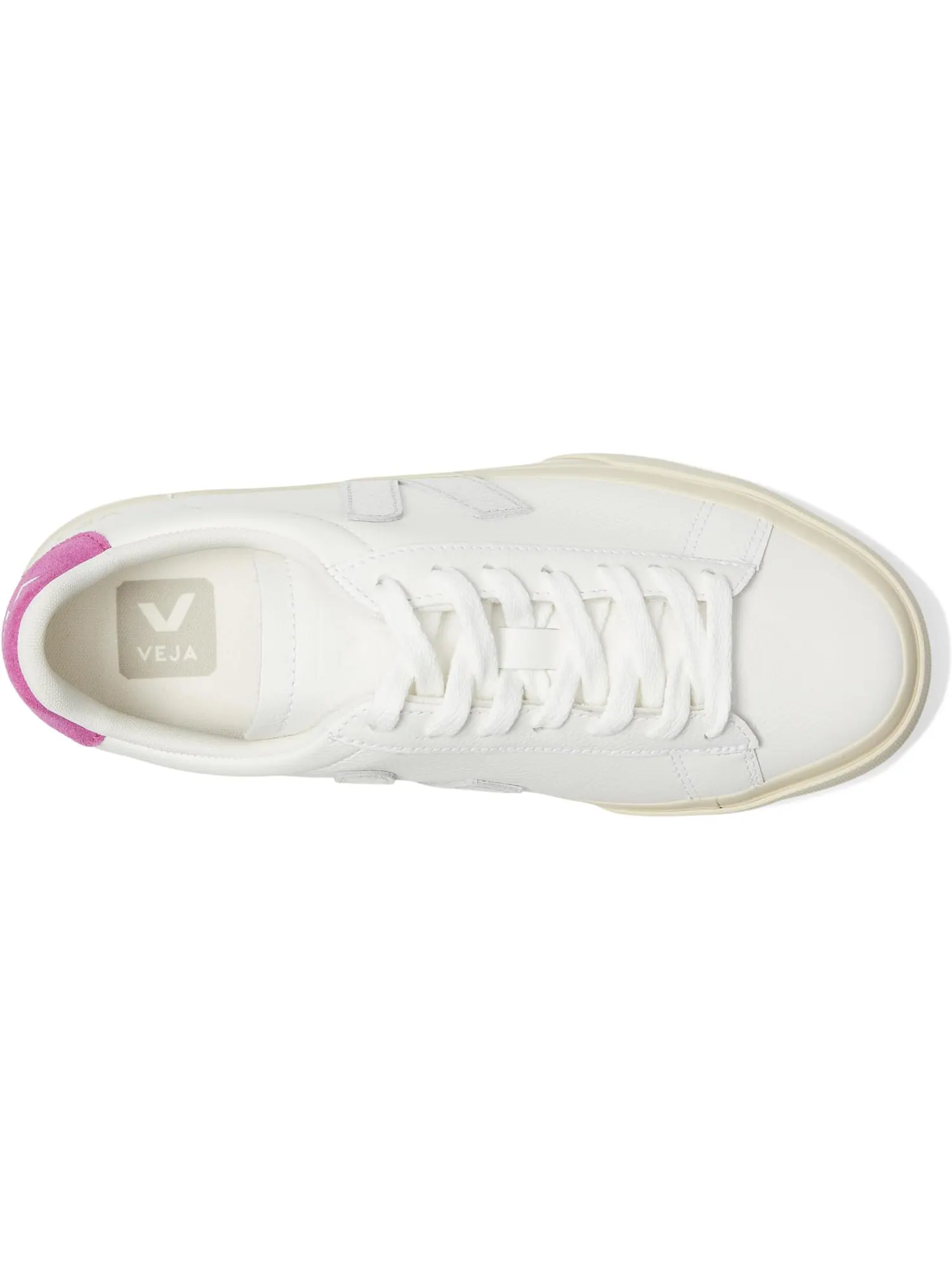Кроссовки VEJA Women's Campo — изображение 2 из 7, белый серебристый