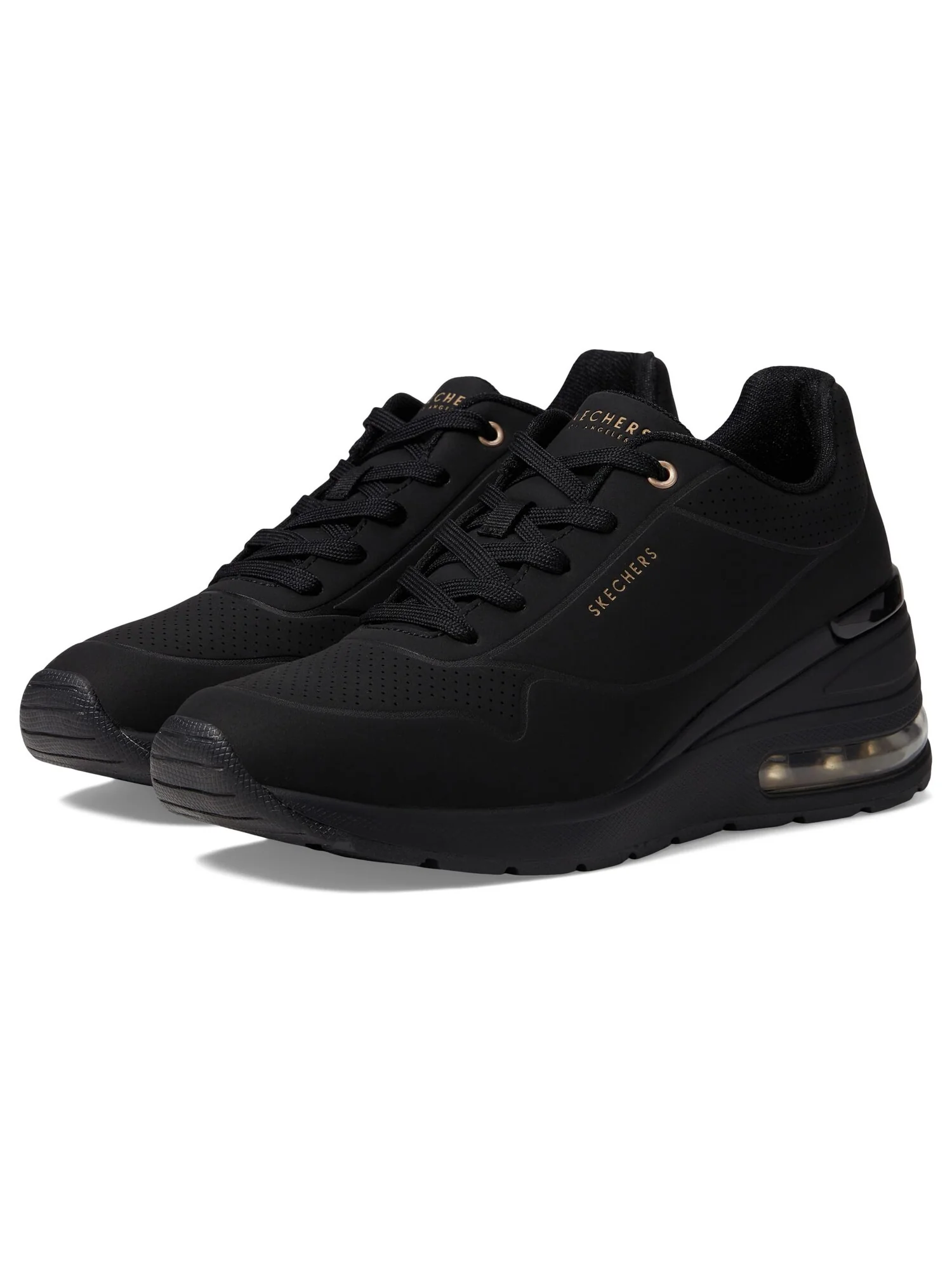 Кроссовки SKECHERS Million Air - Elevated Air — изображение 4 из 4, черный/черный