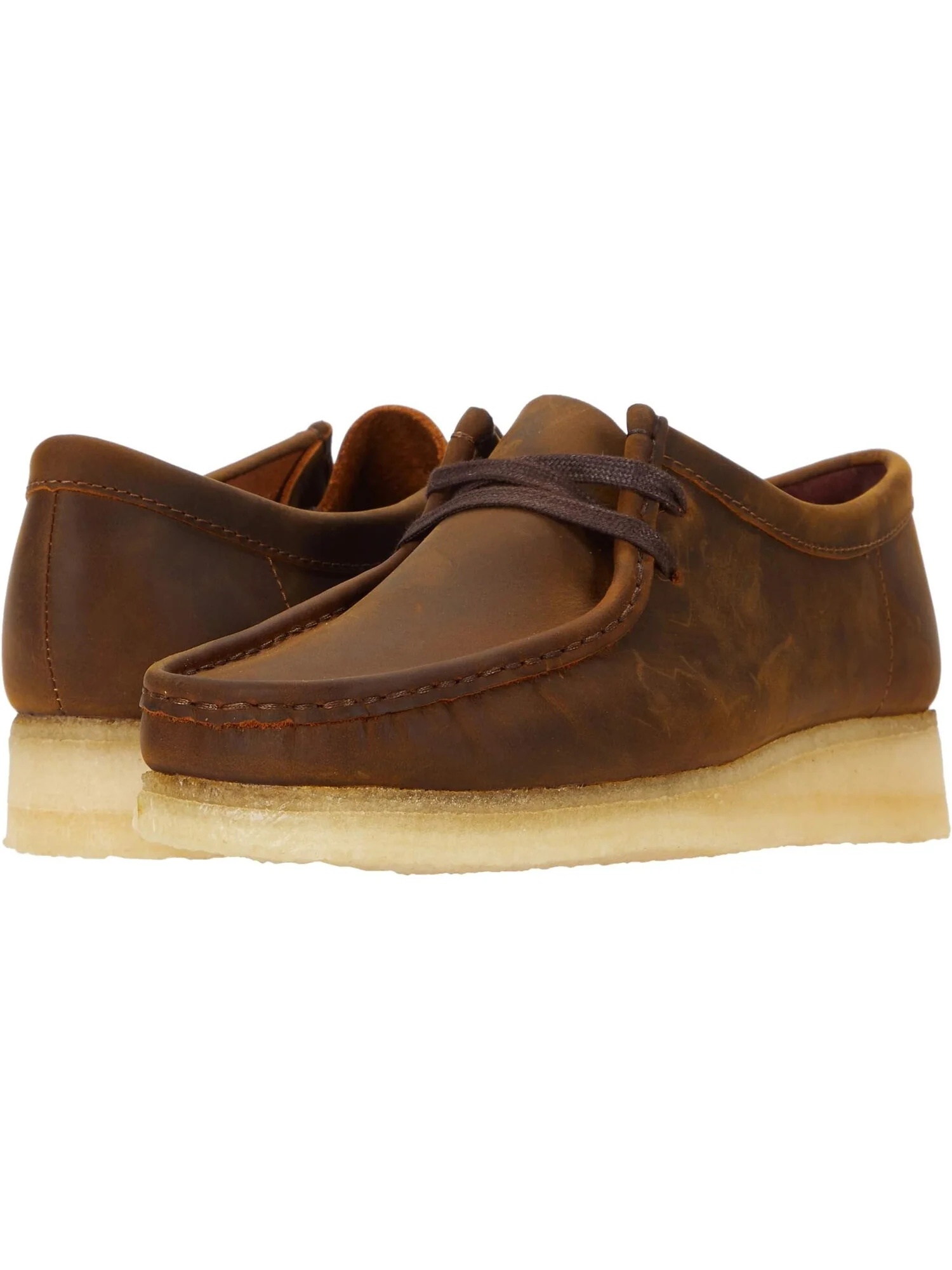 Кроссовки Clarks Wallabee — изображение 1 из 4, медовый