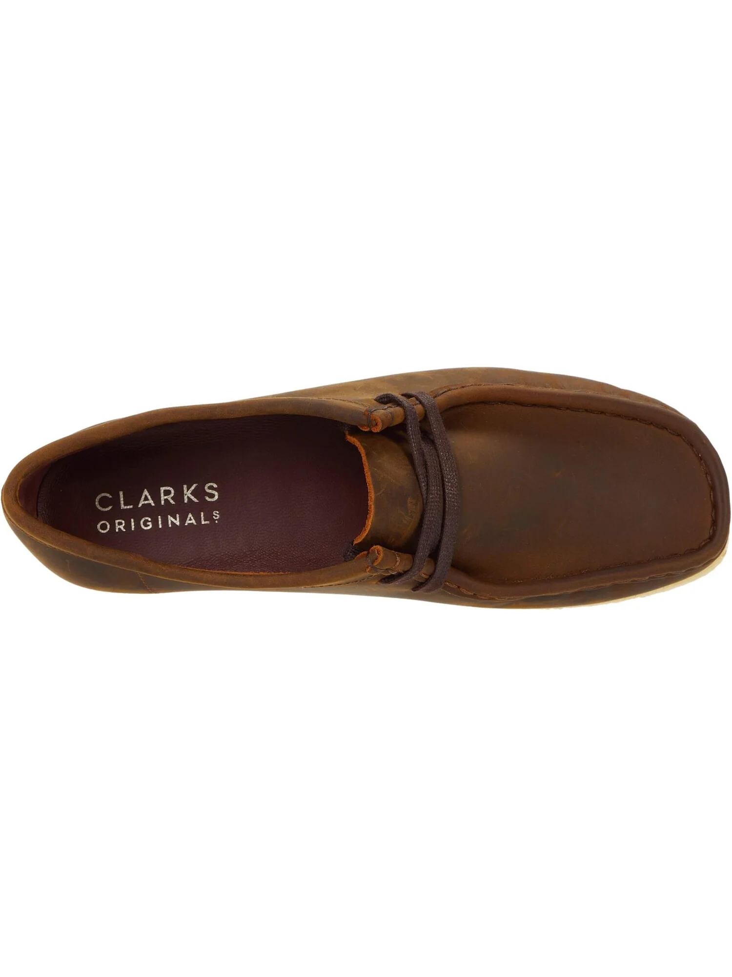 Кроссовки Clarks Wallabee — изображение 2 из 4, медовый