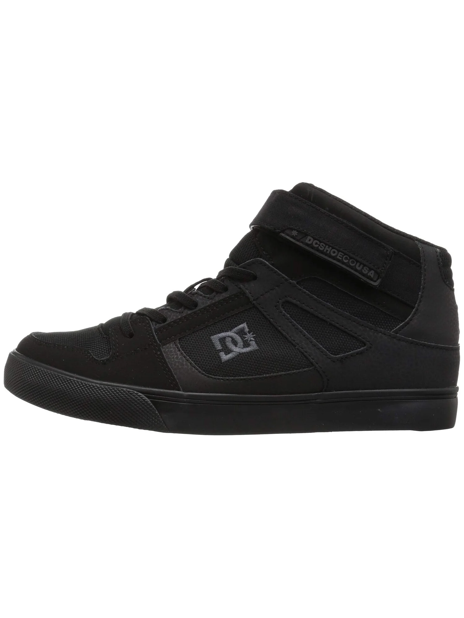 Кроссовки DC Kids Pure High-Top EV (Little Kid/Big Kid) — изображение 7 из 7, черный