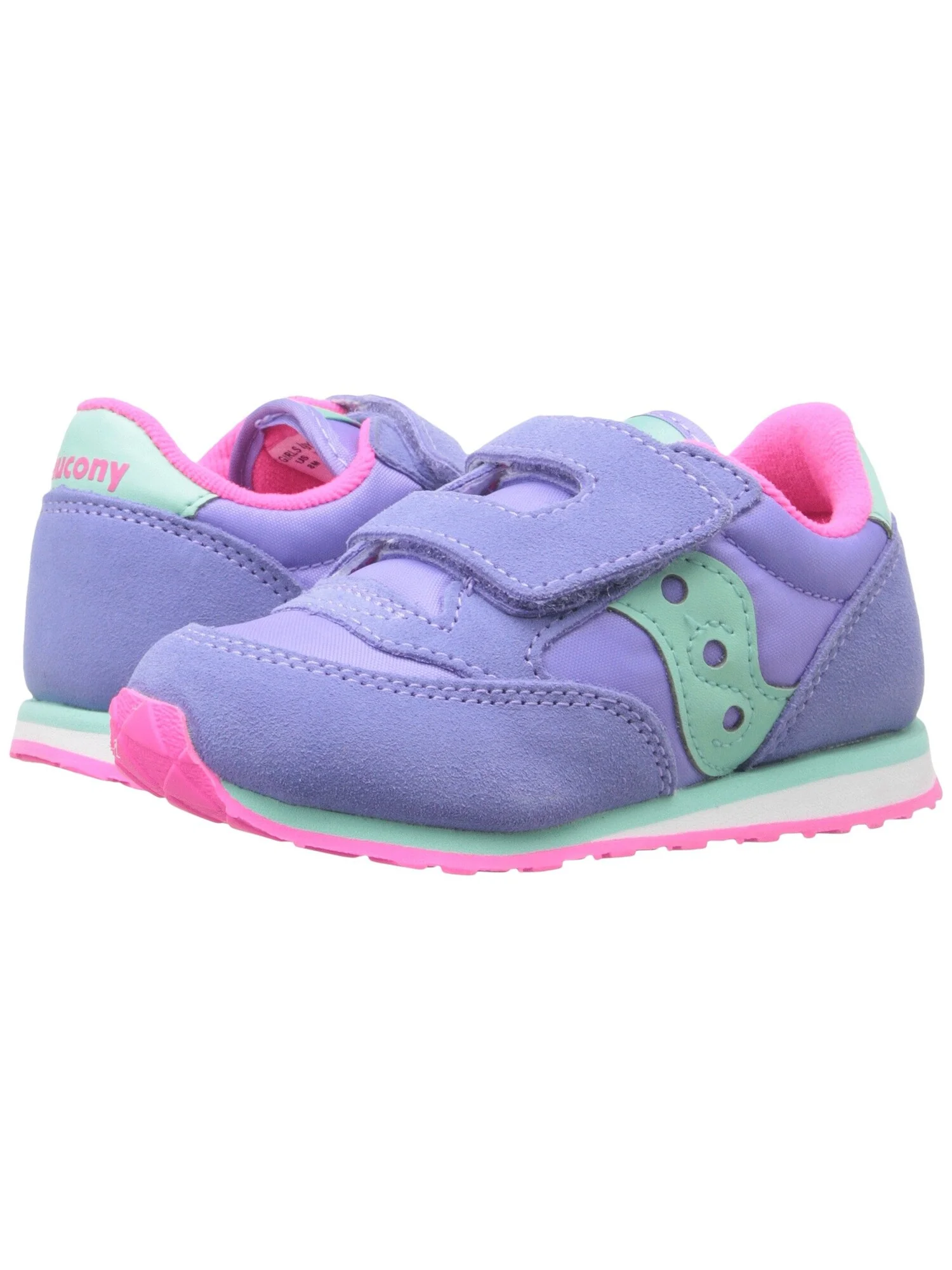 Кроссовки Saucony Kids Originals Jazz Hook & Loop (Toddler/Little Kid) — изображение 3 из 7, серый