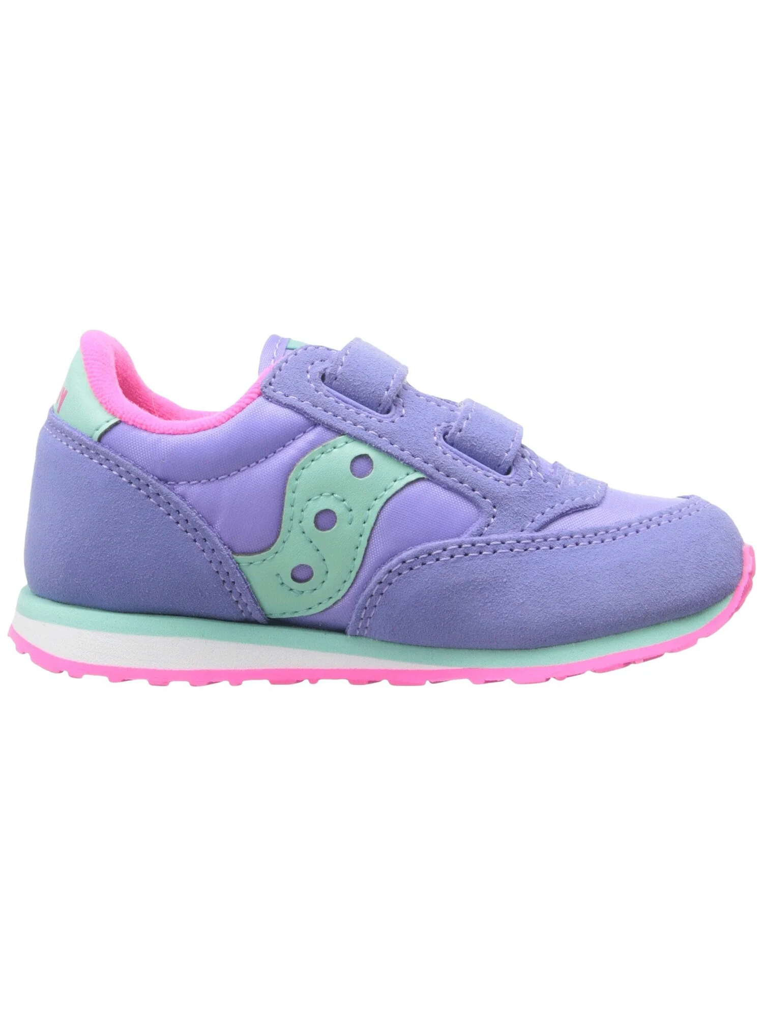 Кроссовки Saucony Kids Originals Jazz Hook & Loop (Toddler/Little Kid) — изображение 4 из 7, серый