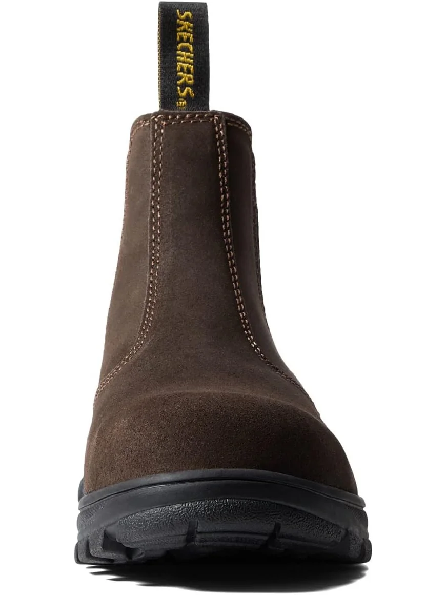 Рабочая обувь с композитным носком Workshire Composite Toe SKECHERS Work — изображение 2 из 5, коричневый
