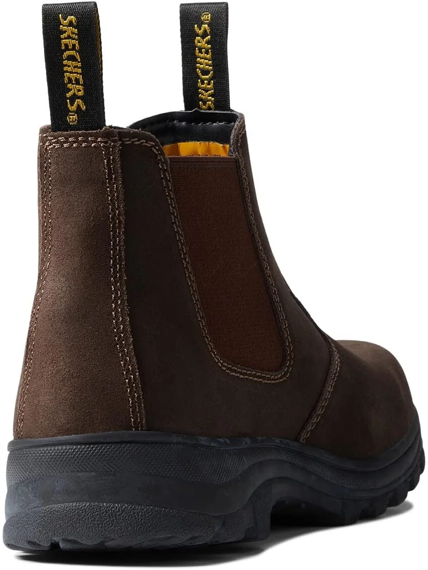 Рабочая обувь с композитным носком Workshire Composite Toe SKECHERS Work — изображение 5 из 5, коричневый