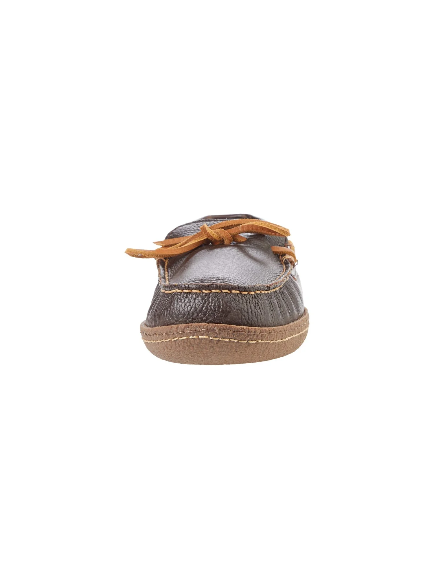 Тапочки L.L.Bean Hand Sewn Slippers Flannel-Lined — изображение 3 из 4, коричневый