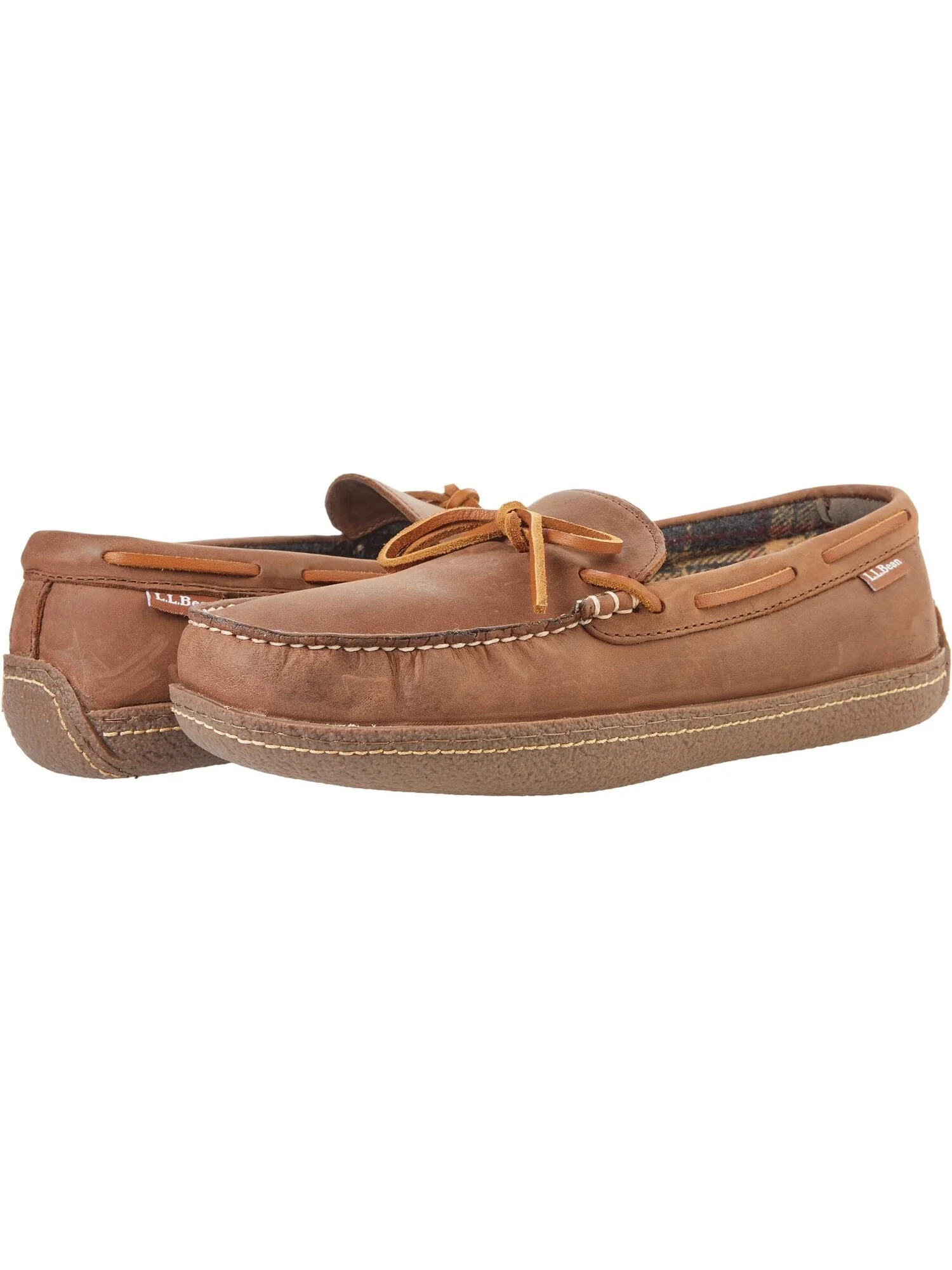 Тапочки L.L.Bean Hand Sewn Slippers Flannel-Lined