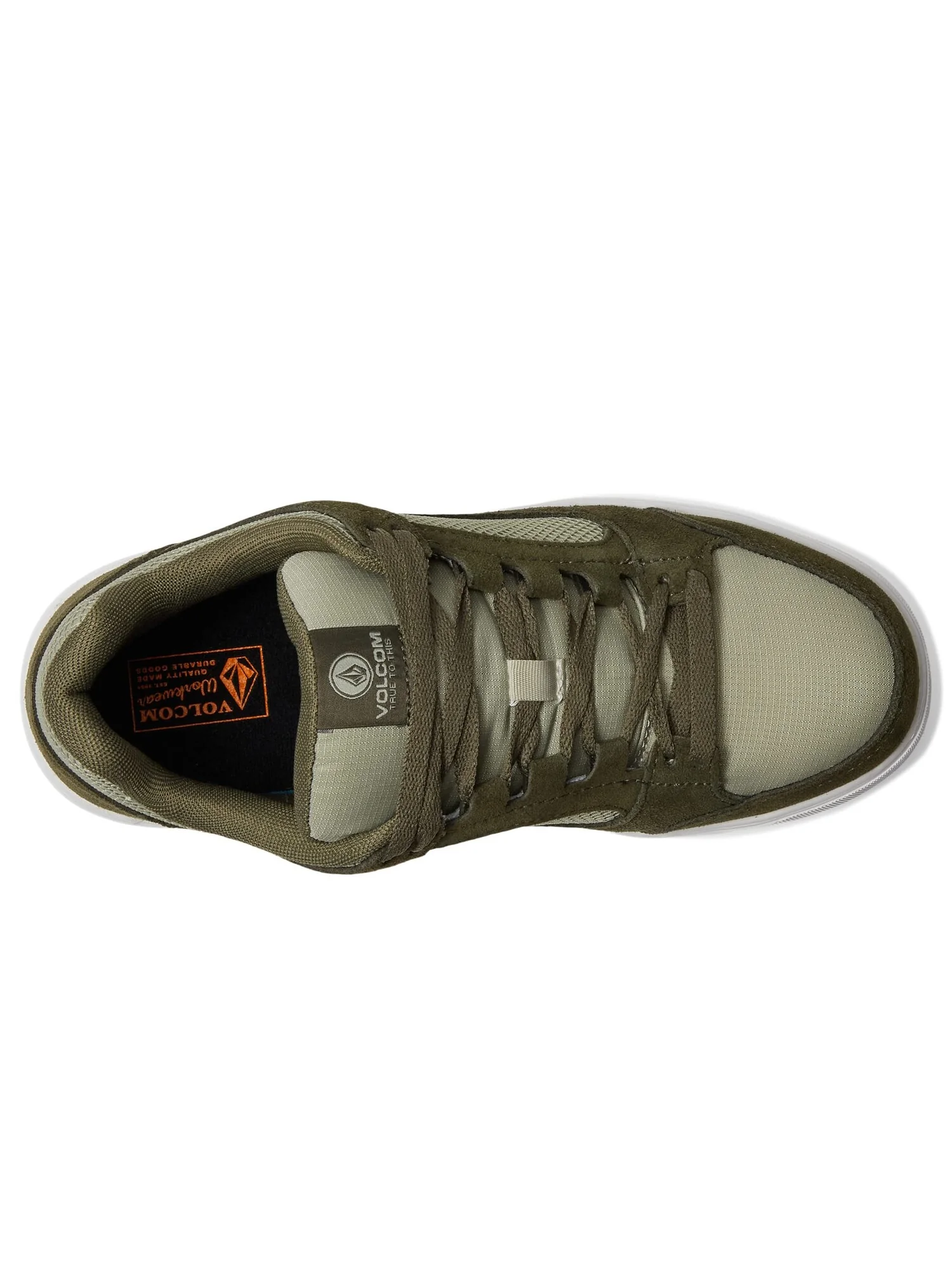 Кроссовки Volcom Evolve SD Comp Toe — изображение 3 из 4, оливковый/серый