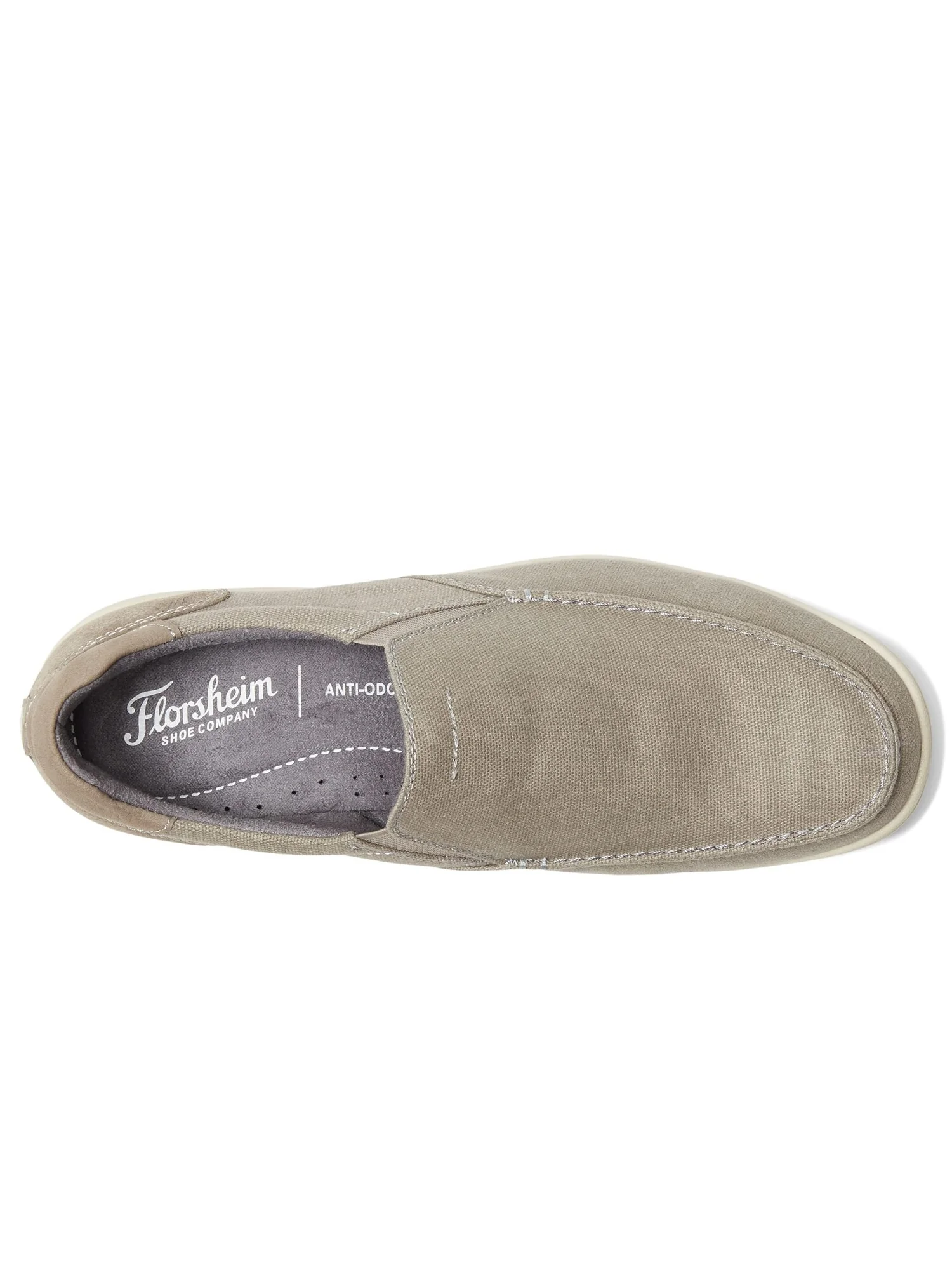 Лоферы Florsheim Lakeside Canvas Moc Toe Slip-On — изображение 3 из 4, серый