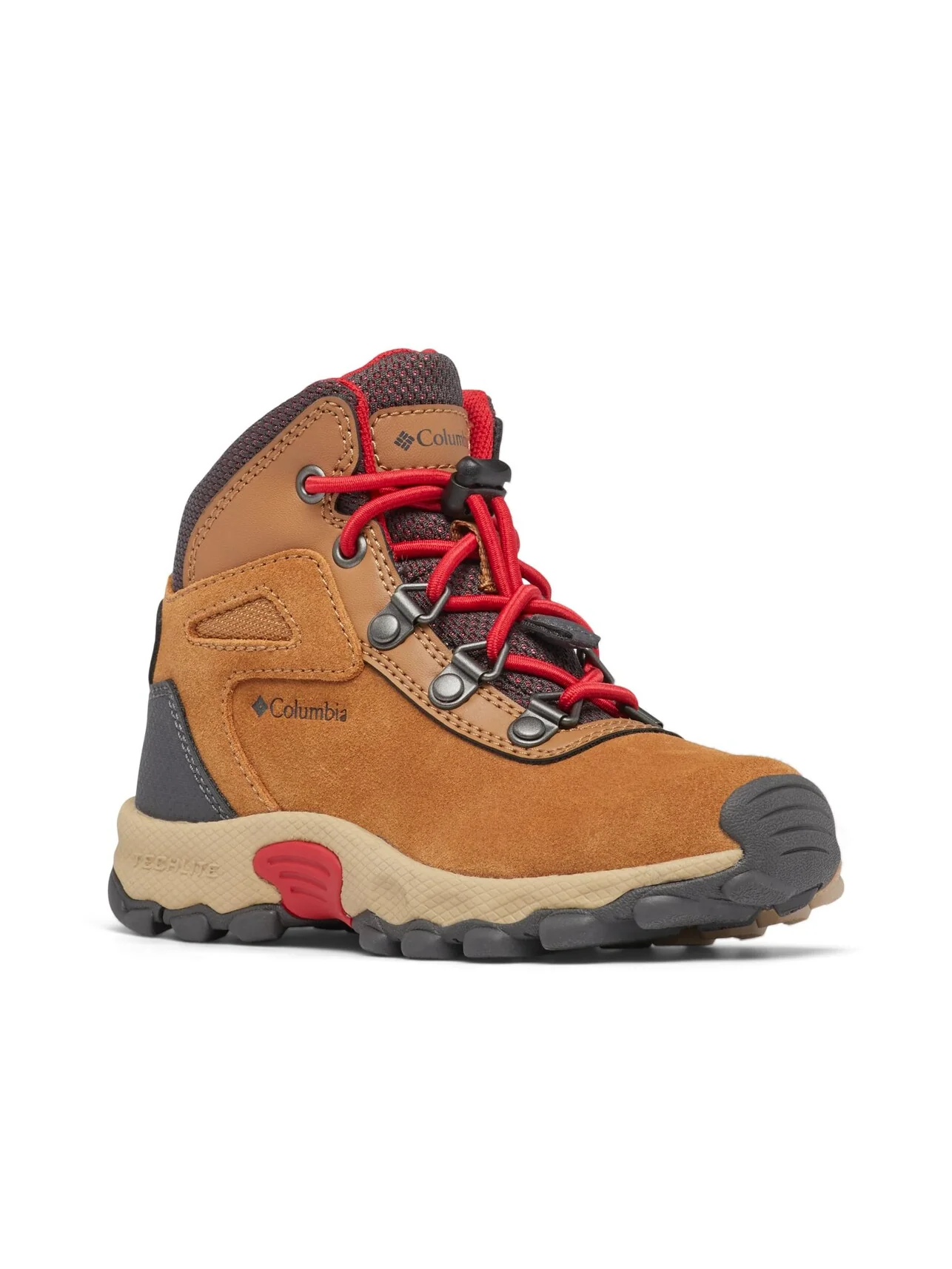 Треккинговая обувь Columbia Kids Newton Ridge Amped (Toddler/Little Kid/Big Kid) — изображение 3 из 7, красный