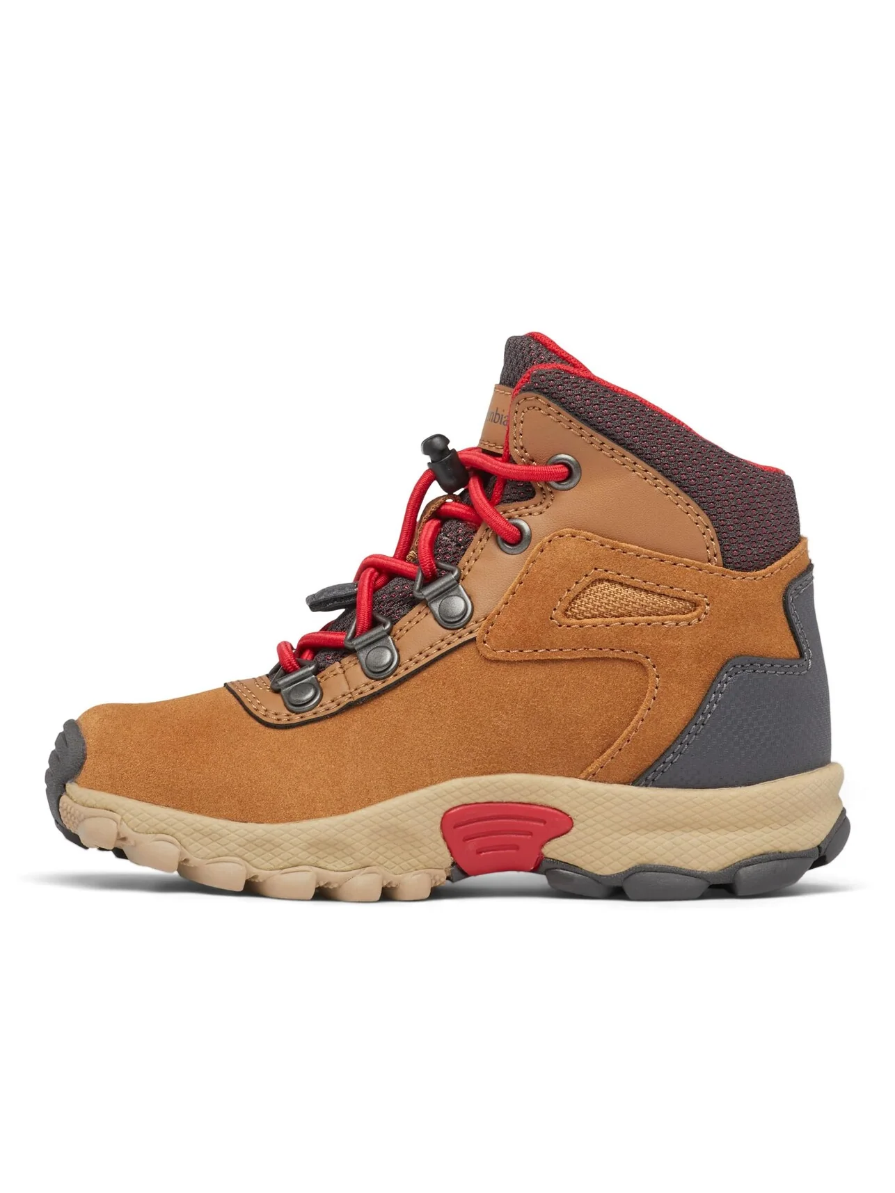 Треккинговая обувь Columbia Kids Newton Ridge Amped (Toddler/Little Kid/Big Kid) — изображение 5 из 7, красный