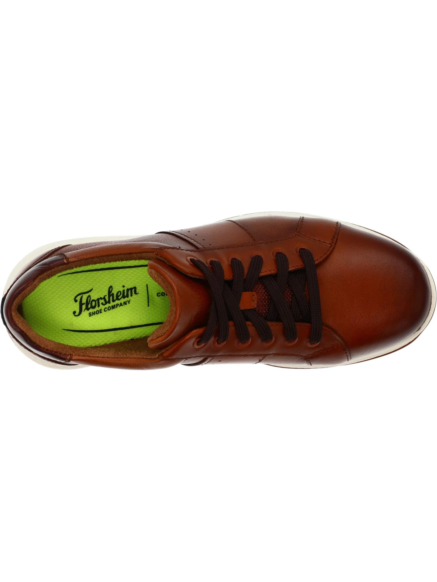 Кроссовки Florsheim Kids Great Lakes Lace To Toe Sneaker, Jr. (Toddler/Little Kid/Big Kid) — изображение 5 из 6, коричневый