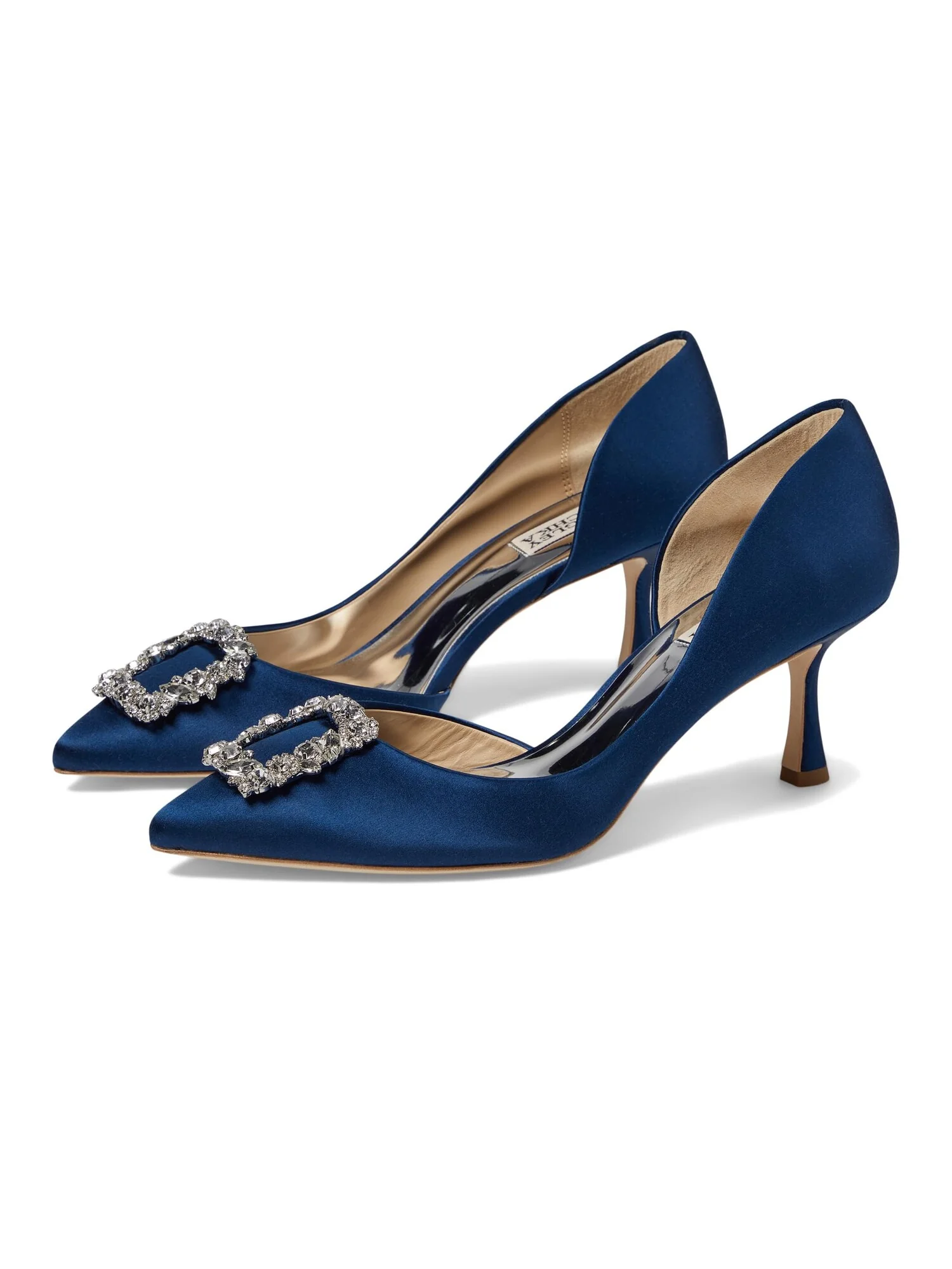 Туфли на каблуке Badgley Mischka Fabia II — изображение 2 из 5, темно-синий