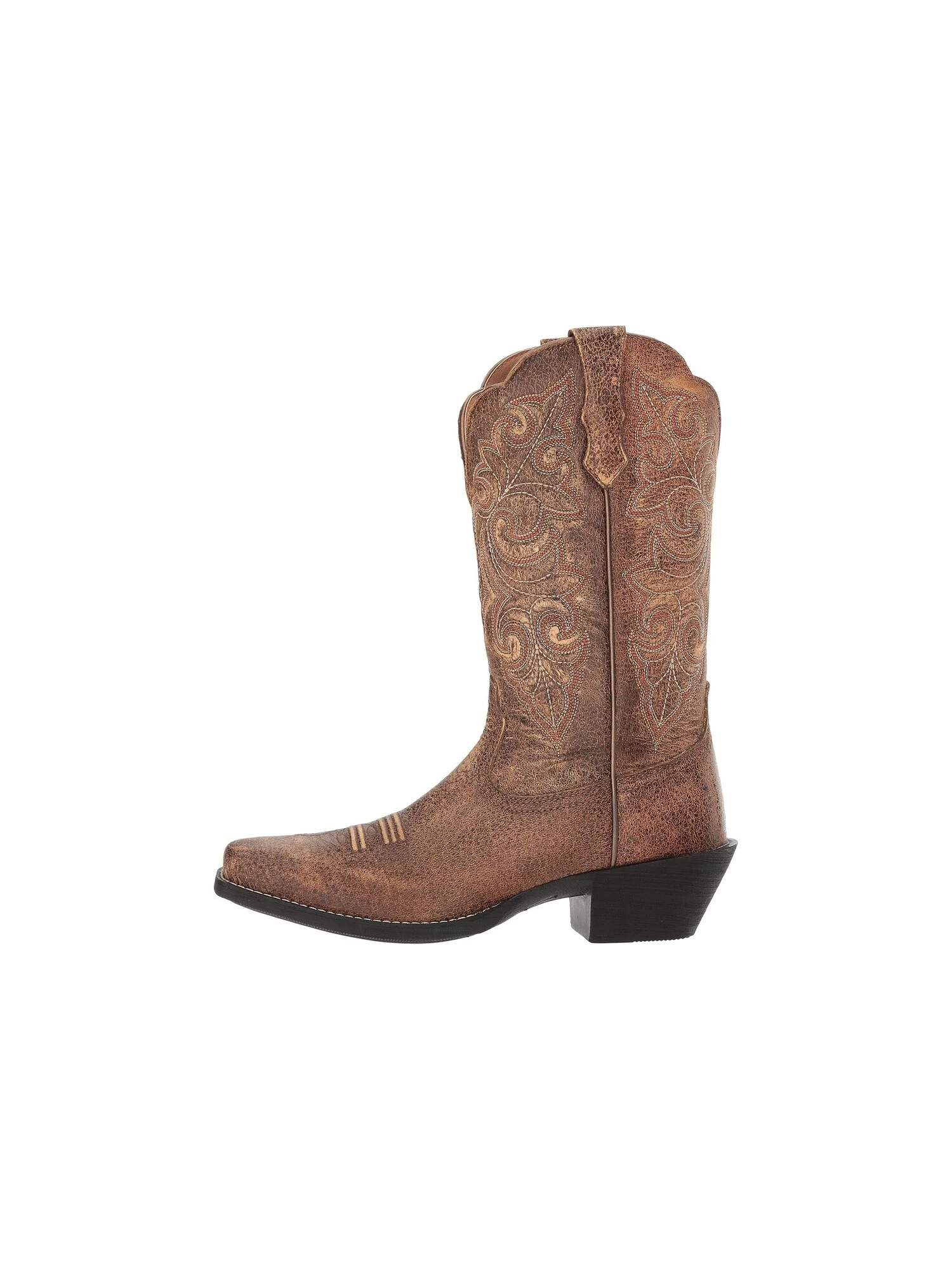 Сапоги женские Ariat Round Up Square Toe ковбойские винтажные — изображение 3 из 4, коричневый