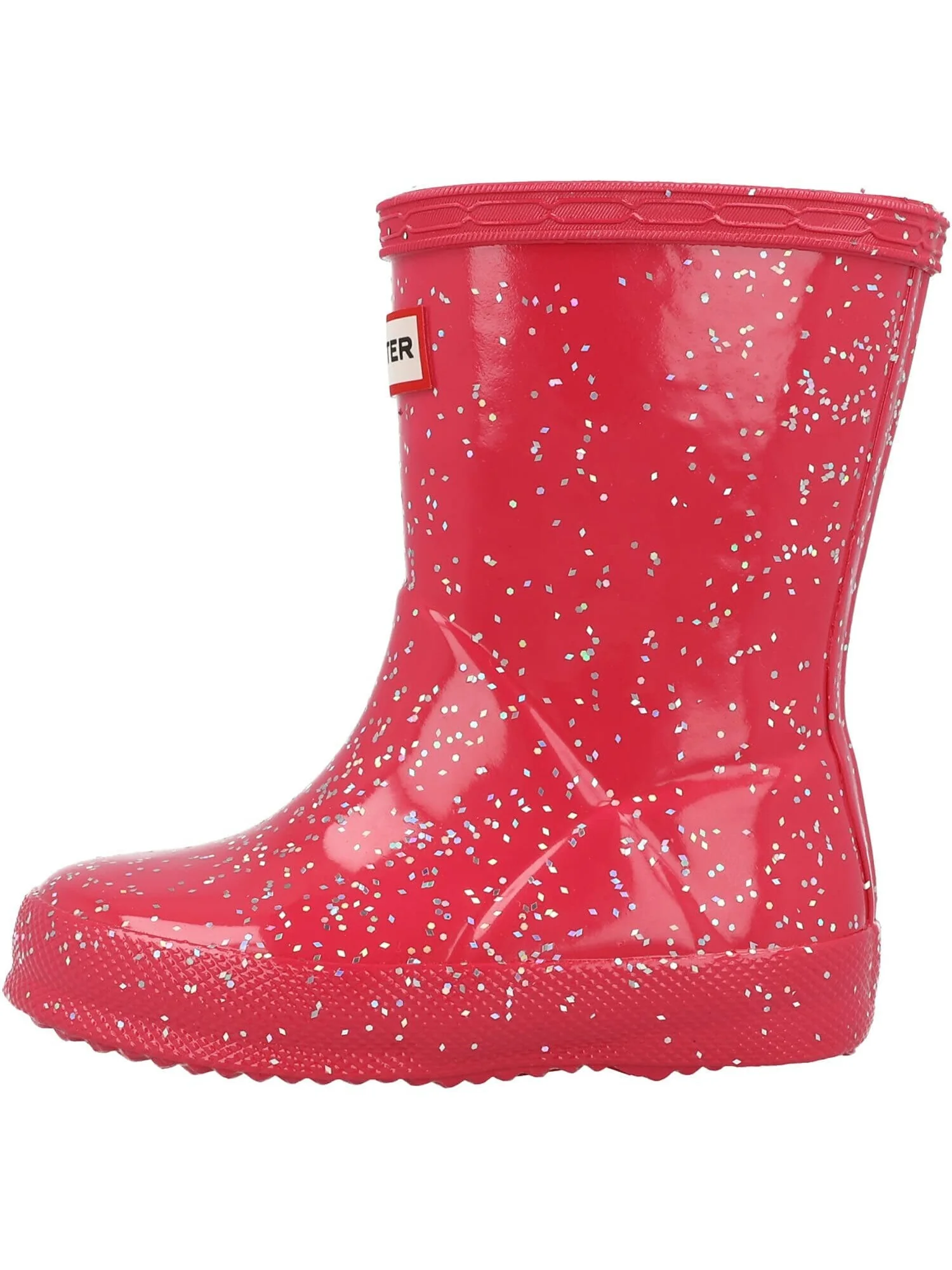 Ботинки Hunter Kids Original First Classic Giant Glitter Wellington Boots (Toddler/Little Kid) — изображение 6 из 6, серый