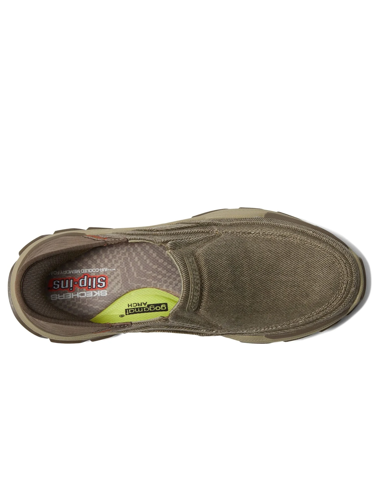 Кроссовки SKECHERS Respected Holmgren Hands Free Slip-Ins — изображение 2 из 4, тауп