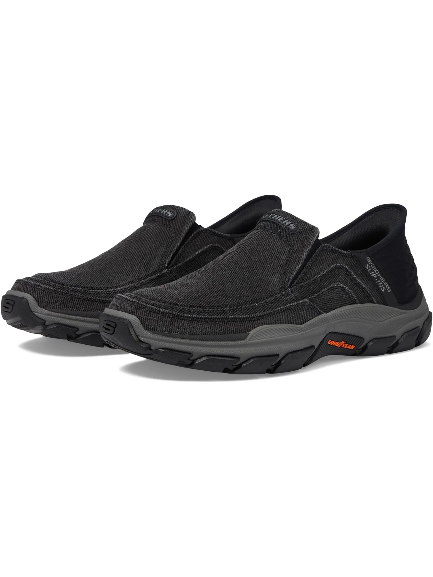 Кроссовки SKECHERS Respected Holmgren Hands Free Slip-Ins — изображение 1 из 4, черный