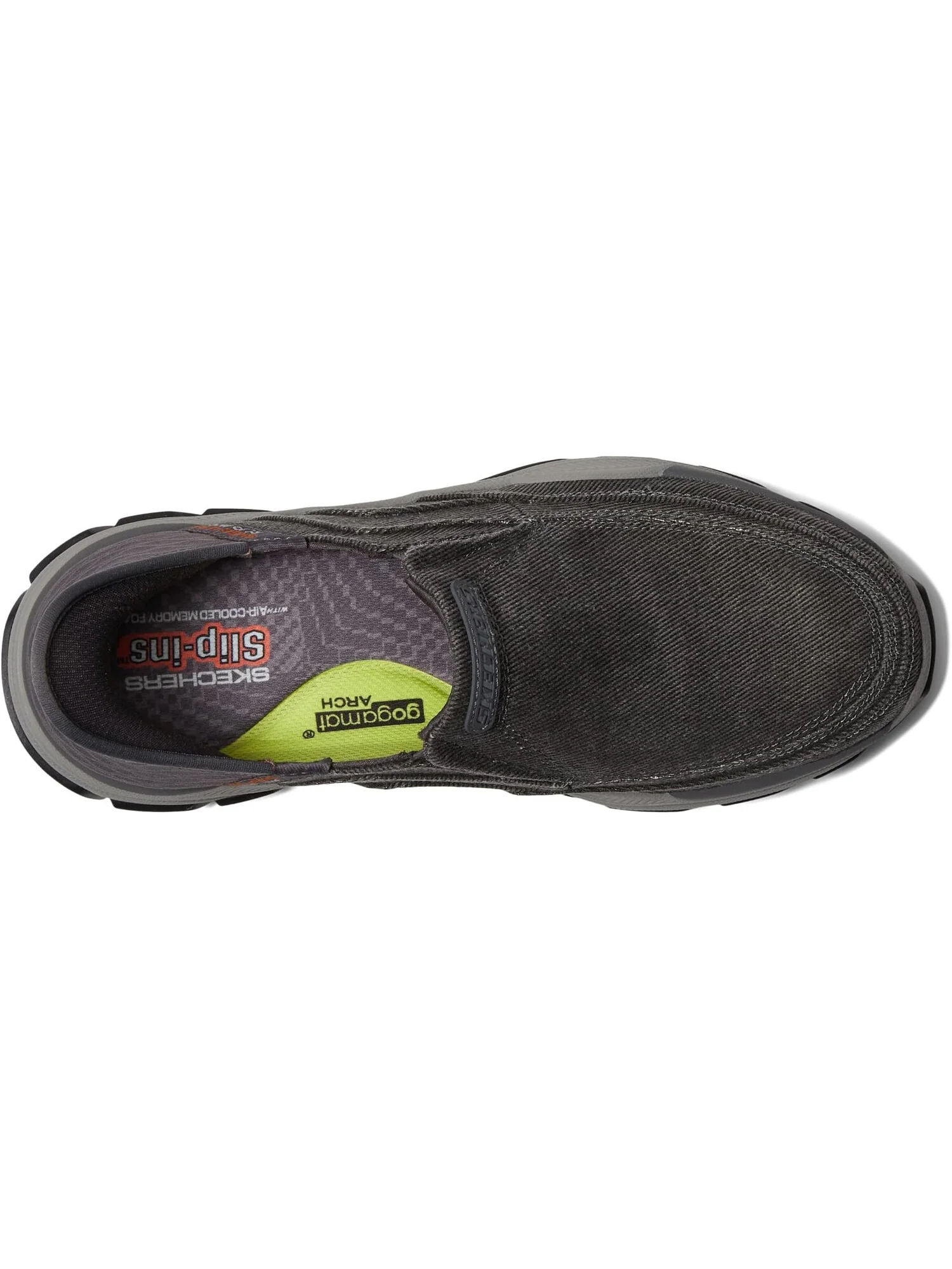 Кроссовки SKECHERS Respected Holmgren Hands Free Slip-Ins — изображение 2 из 4, темно-серый