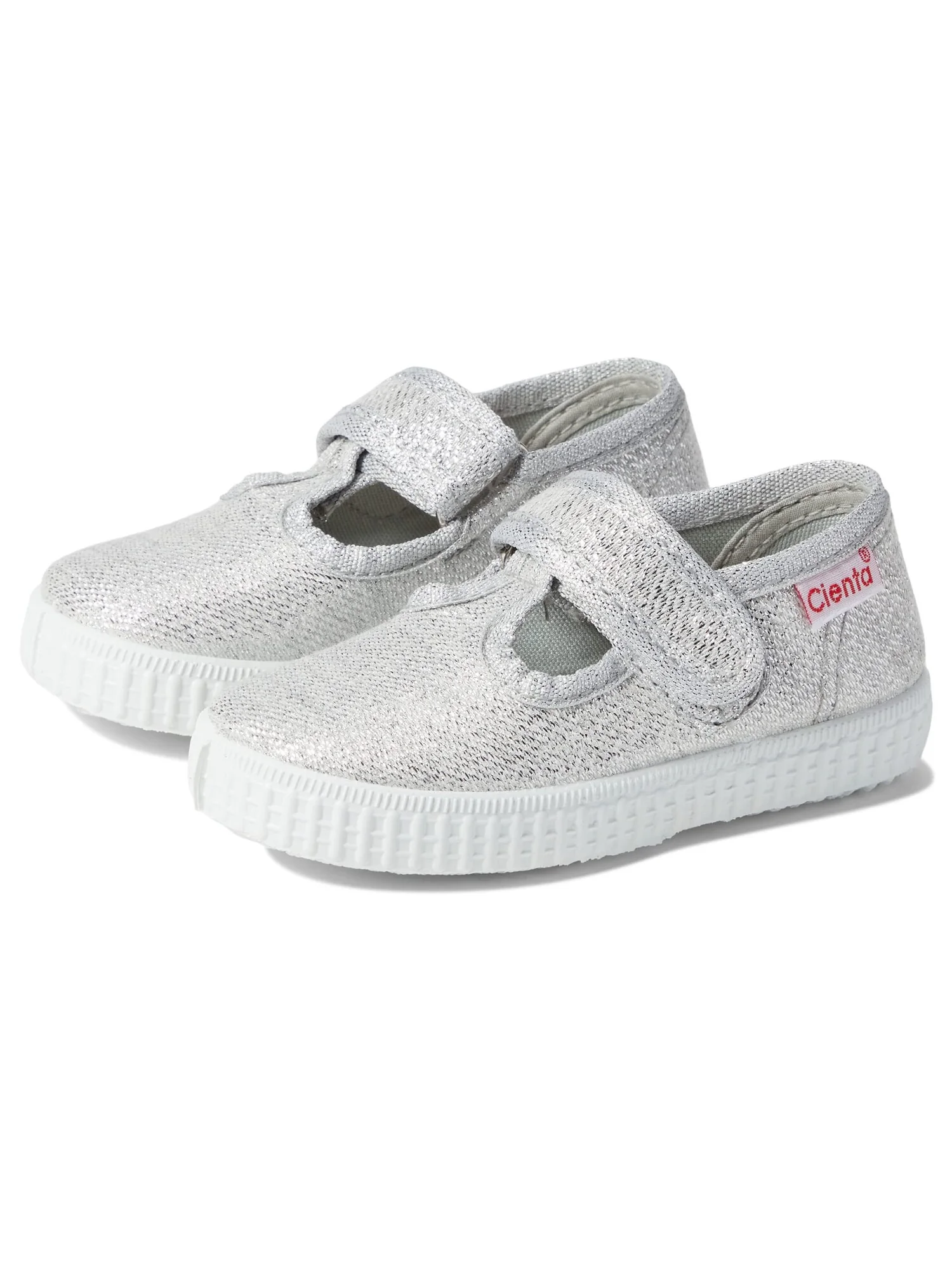 Кроссовки Cienta Kids Shoes 50013 (Infant/Toddler/Little Kid) — изображение 5 из 6, серебряный