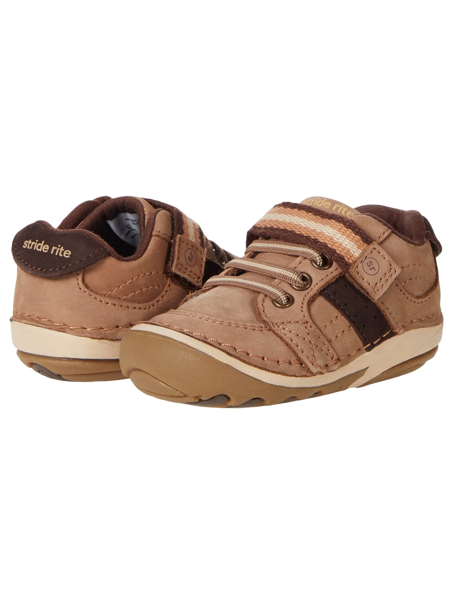 Кроссовки Stride Rite SRT SM Artie (Infant/Toddler) — изображение 4 из 6, бежевый