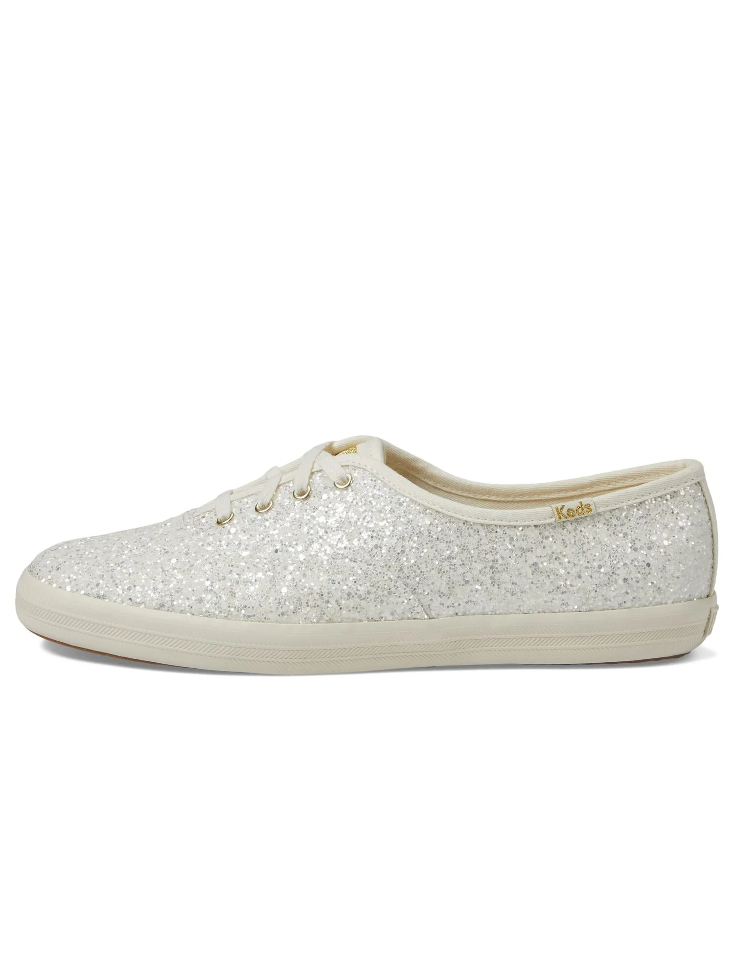 Кроссовки Keds Champion Glitter Lace Up — бежевый