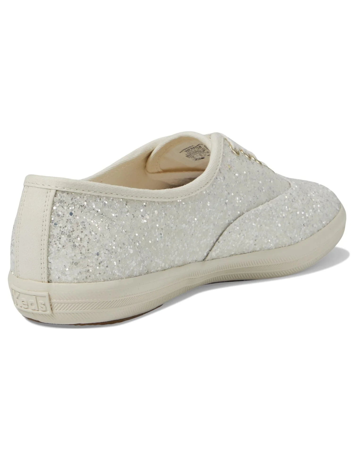 Кроссовки Keds Champion Glitter Lace Up — изображение 3 из 4, бежевый