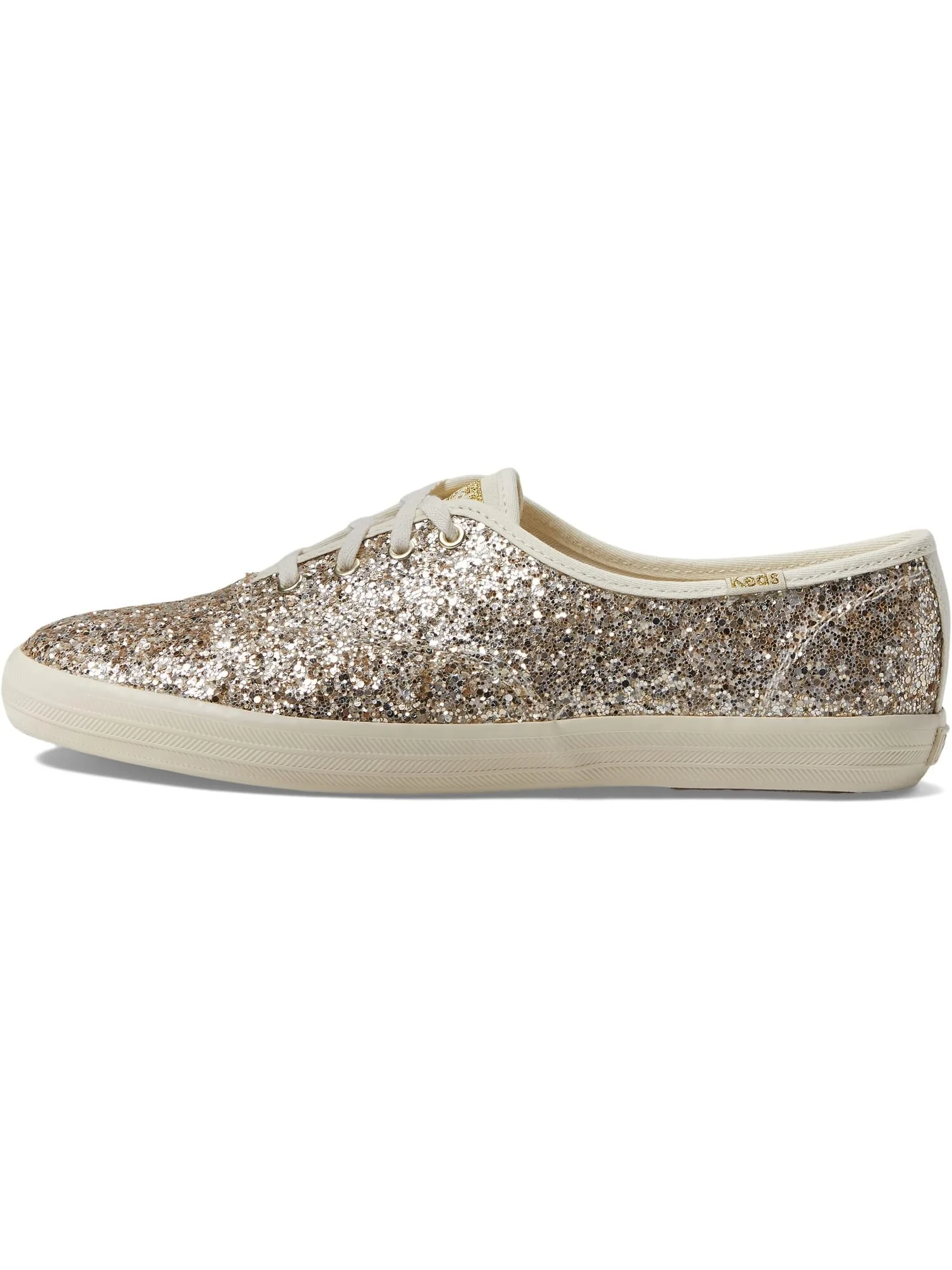 Кроссовки Keds Champion Glitter Lace Up — изображение 4 из 4, золотой