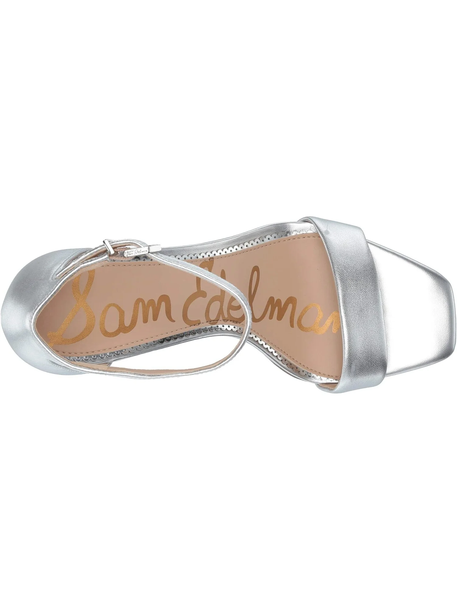 Босоножки Daniella Sam Edelman — изображение 2 из 7, серебристый металлик
