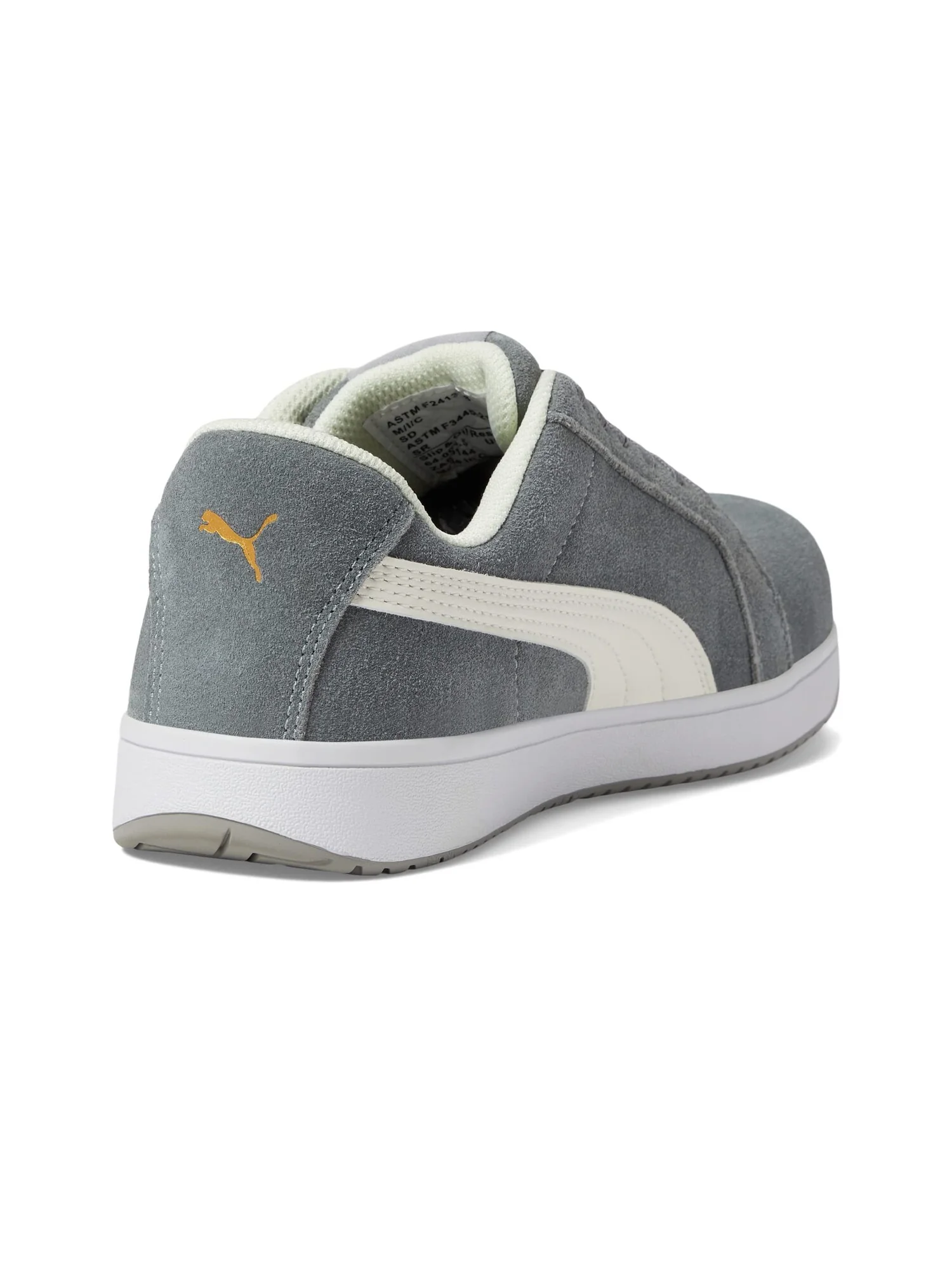 Кроссовки PUMA Safety Iconic Suede Low ASTM SD — изображение 4 из 6, серый/белый