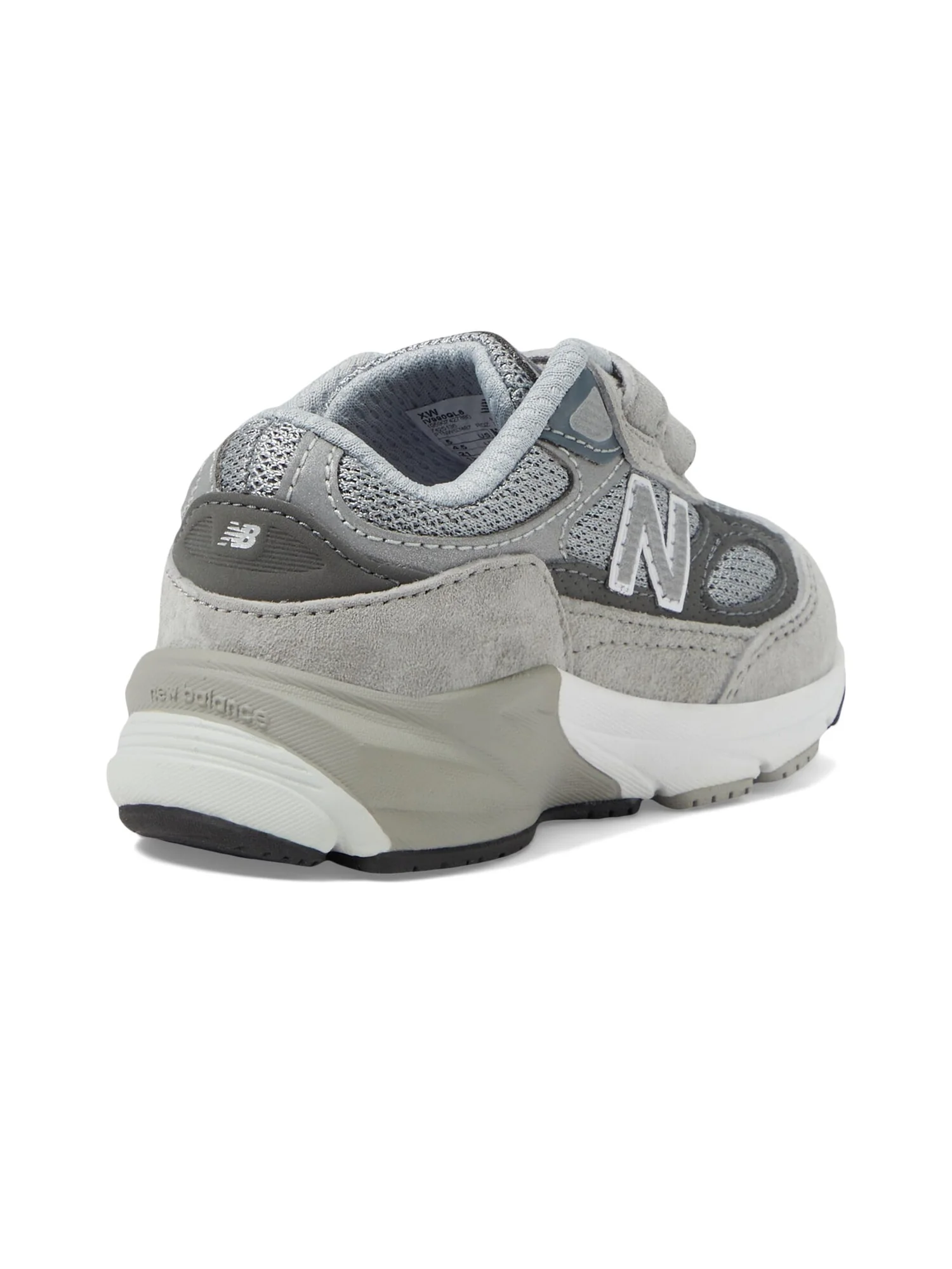 Кроссовки New Balance Kids 990v6 (Infant/Toddler/Little Kid) — изображение 2 из 6, серебристый