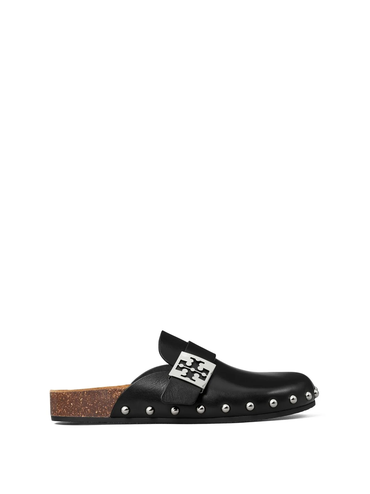 Сабо Tory Burch Mellow Stud Mule — изображение 3 из 4, серебряный