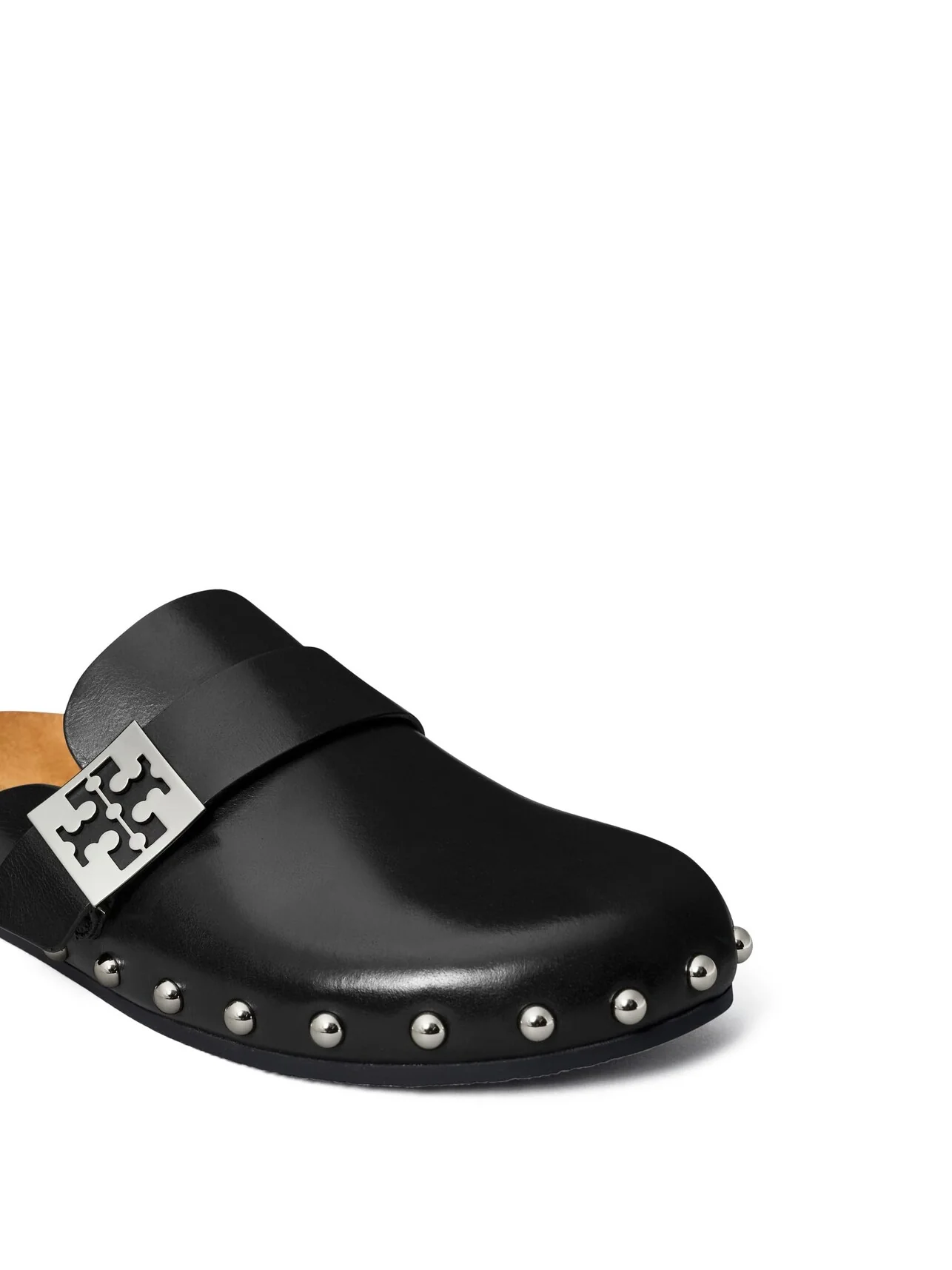 Сабо Tory Burch Mellow Stud Mule — изображение 4 из 4, серебряный