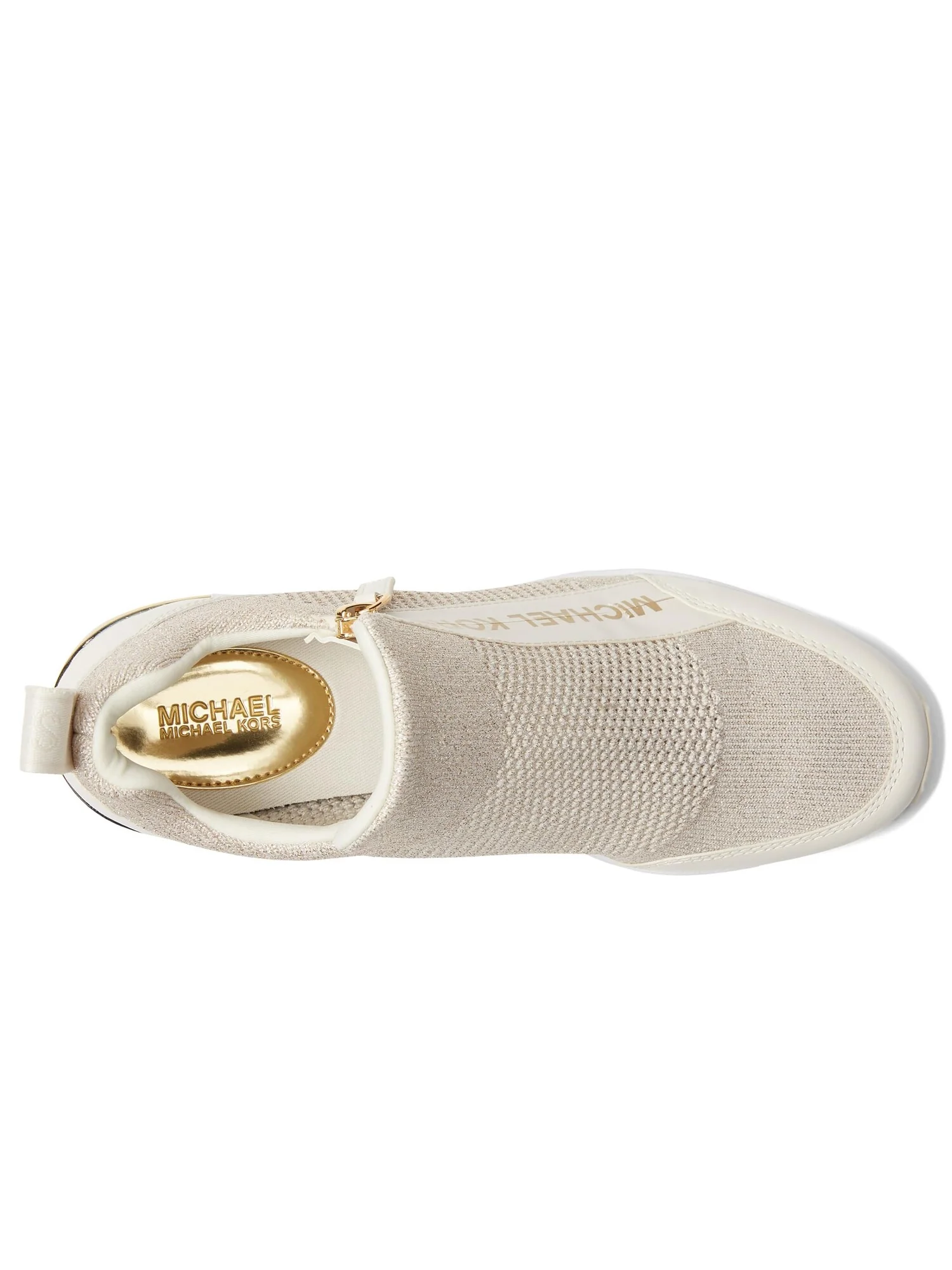 Кроссовки MICHAEL Michael Kors Willis Wedge Trainer — изображение 3 из 6, шампань