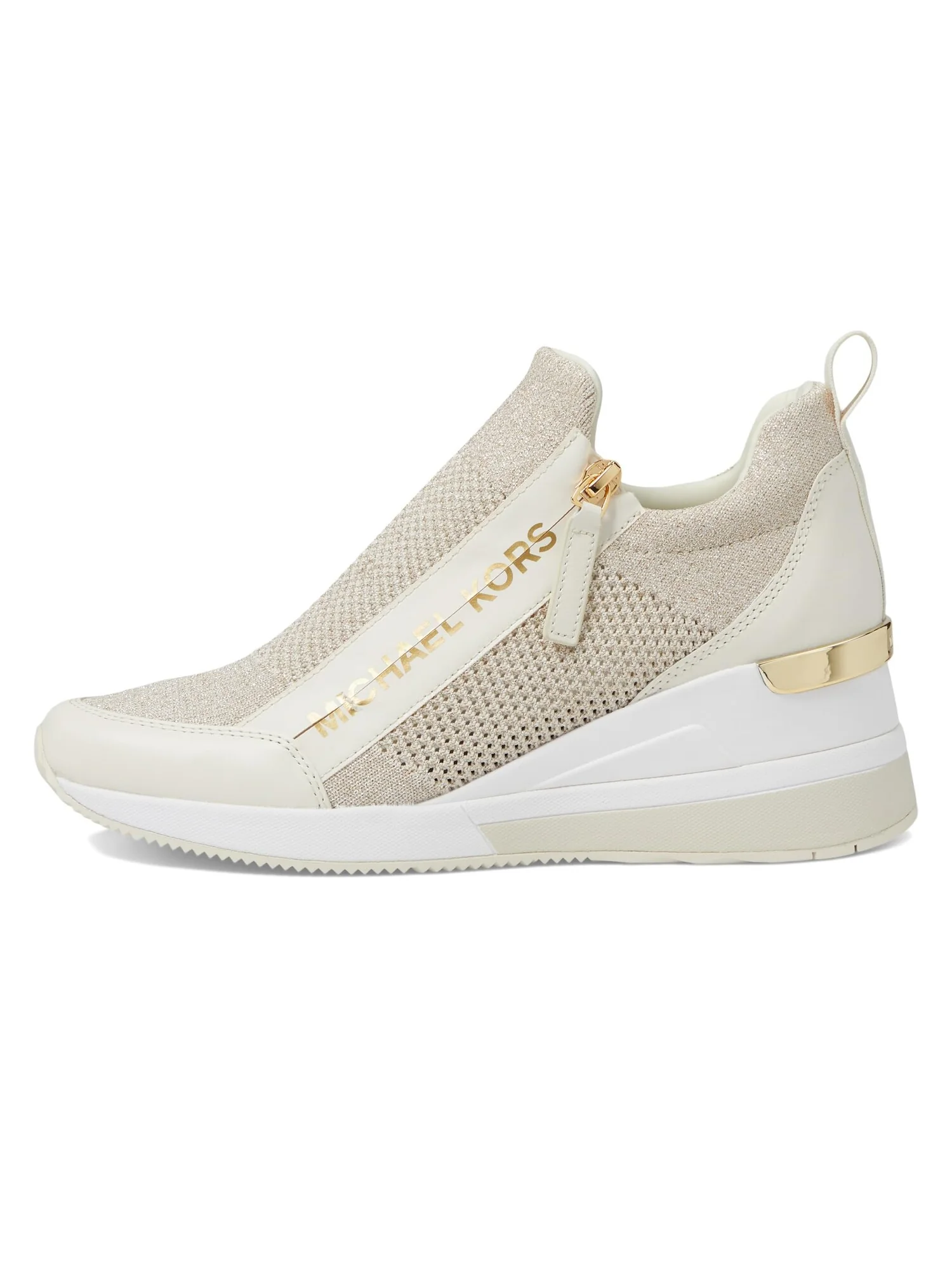 Кроссовки MICHAEL Michael Kors Willis Wedge Trainer — изображение 4 из 6, шампань