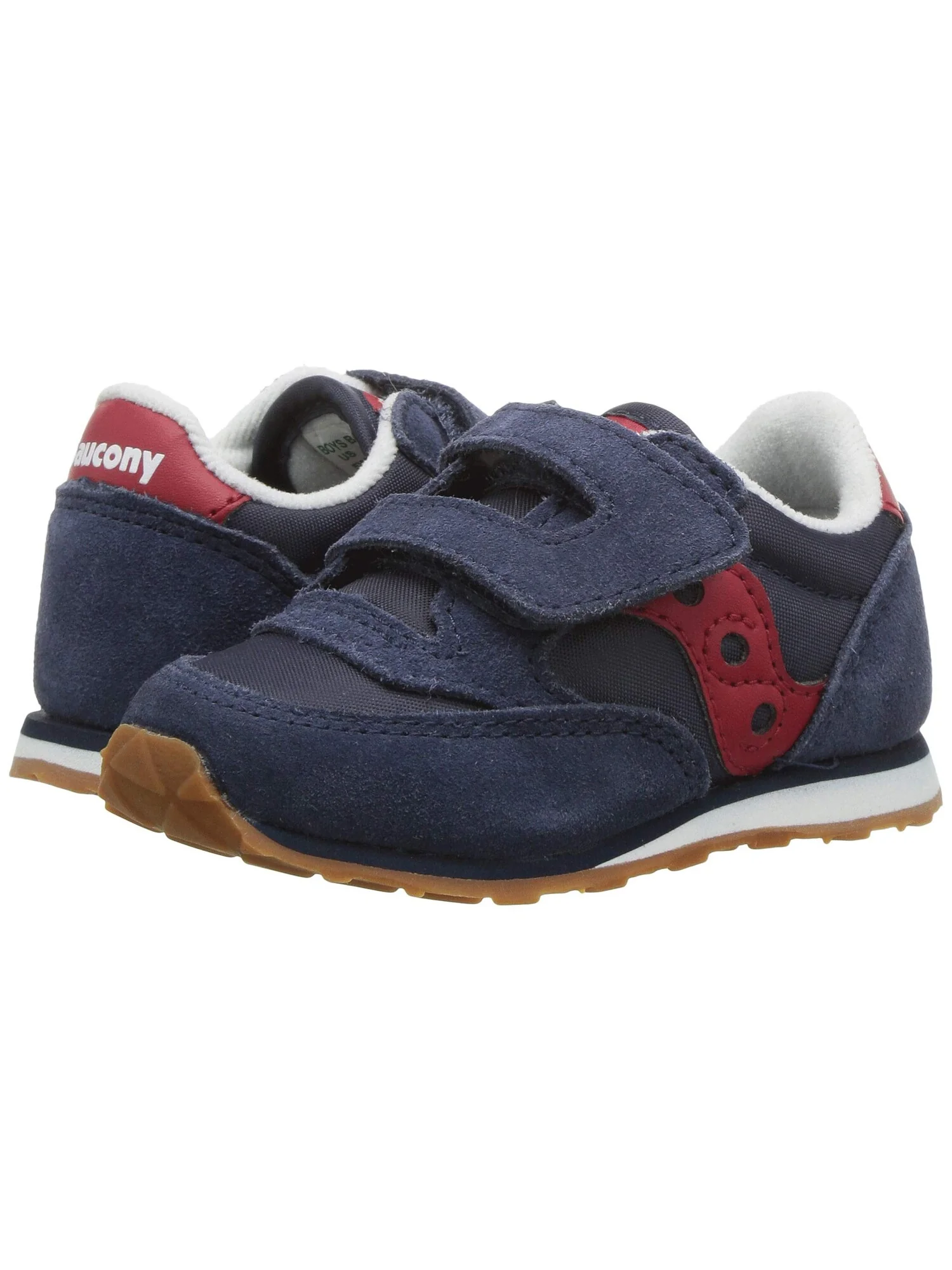 Кроссовки Saucony Kids Originals Jazz Hook & Loop (Toddler/Little Kid) — изображение 5 из 7, красный