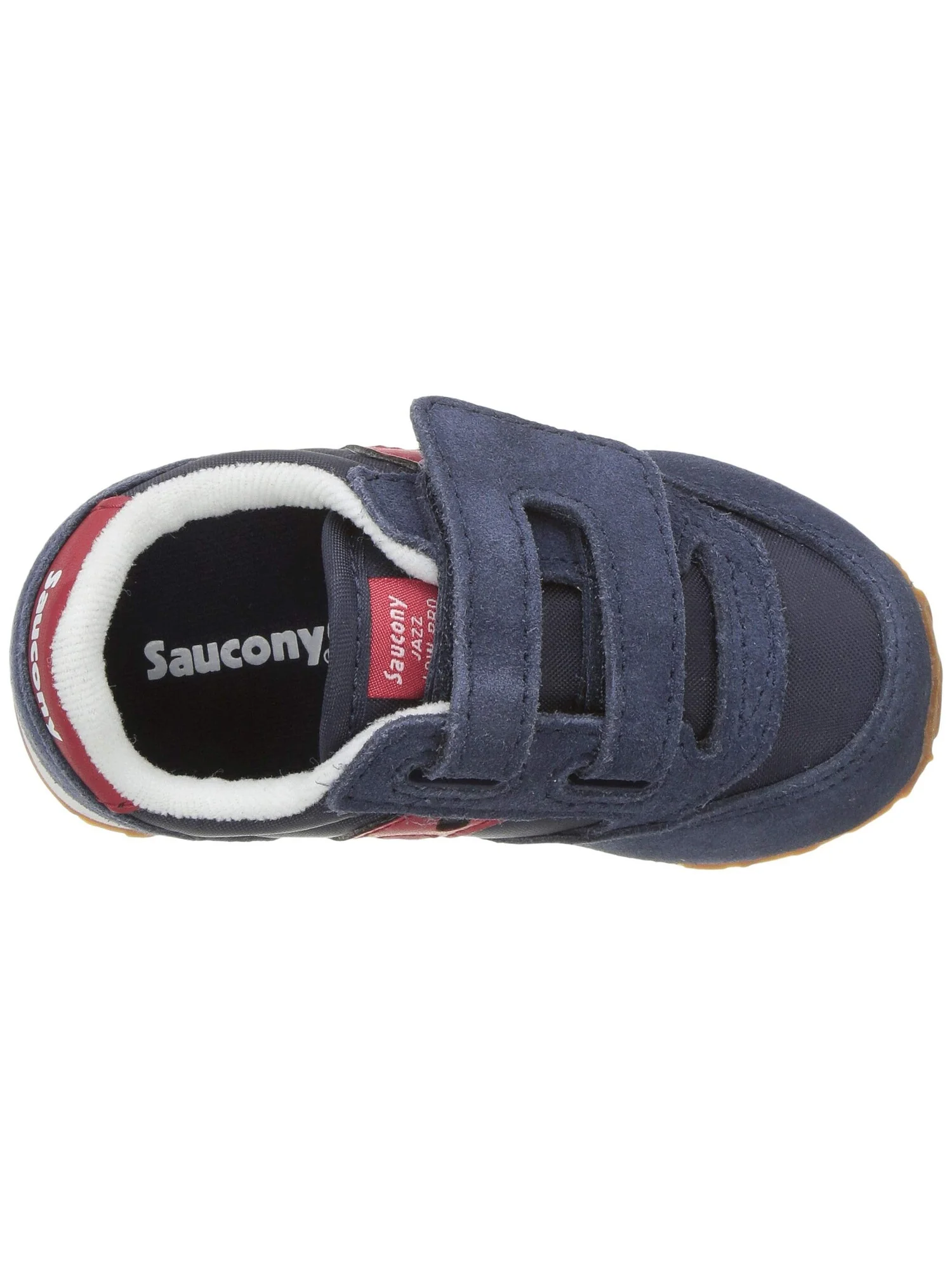Кроссовки Saucony Kids Originals Jazz Hook & Loop (Toddler/Little Kid) — изображение 6 из 7, красный