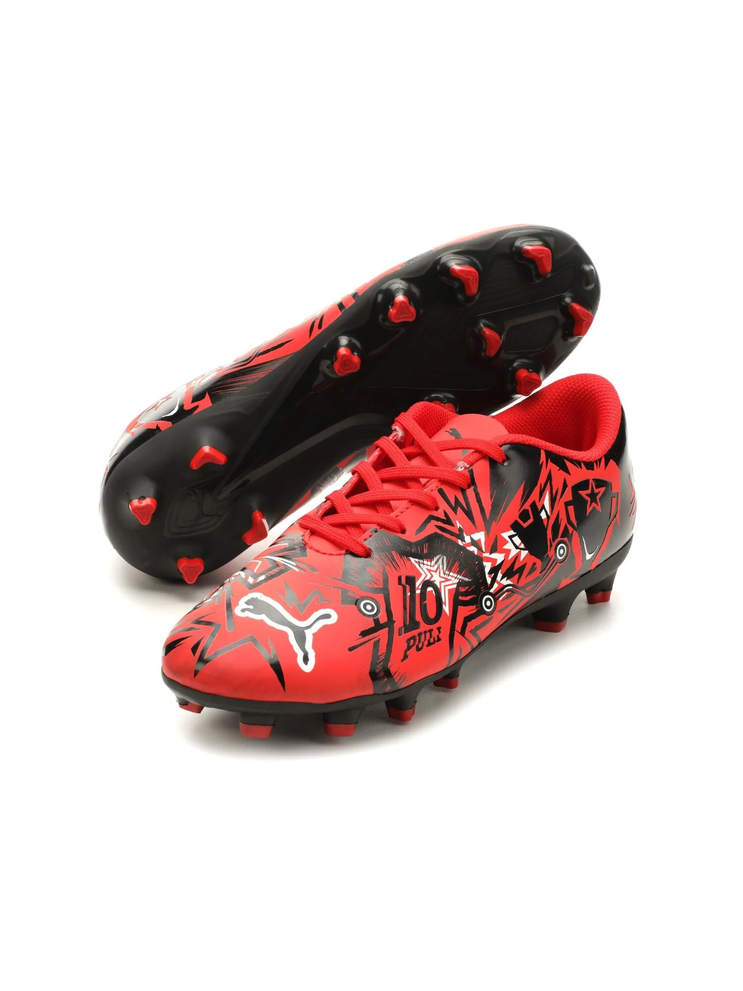 Кроссовки PUMA Kids Ultra Play Christian Pulisic Firm Ground/Artificial Ground (Toddler/Little Kid/Big Kid), белый