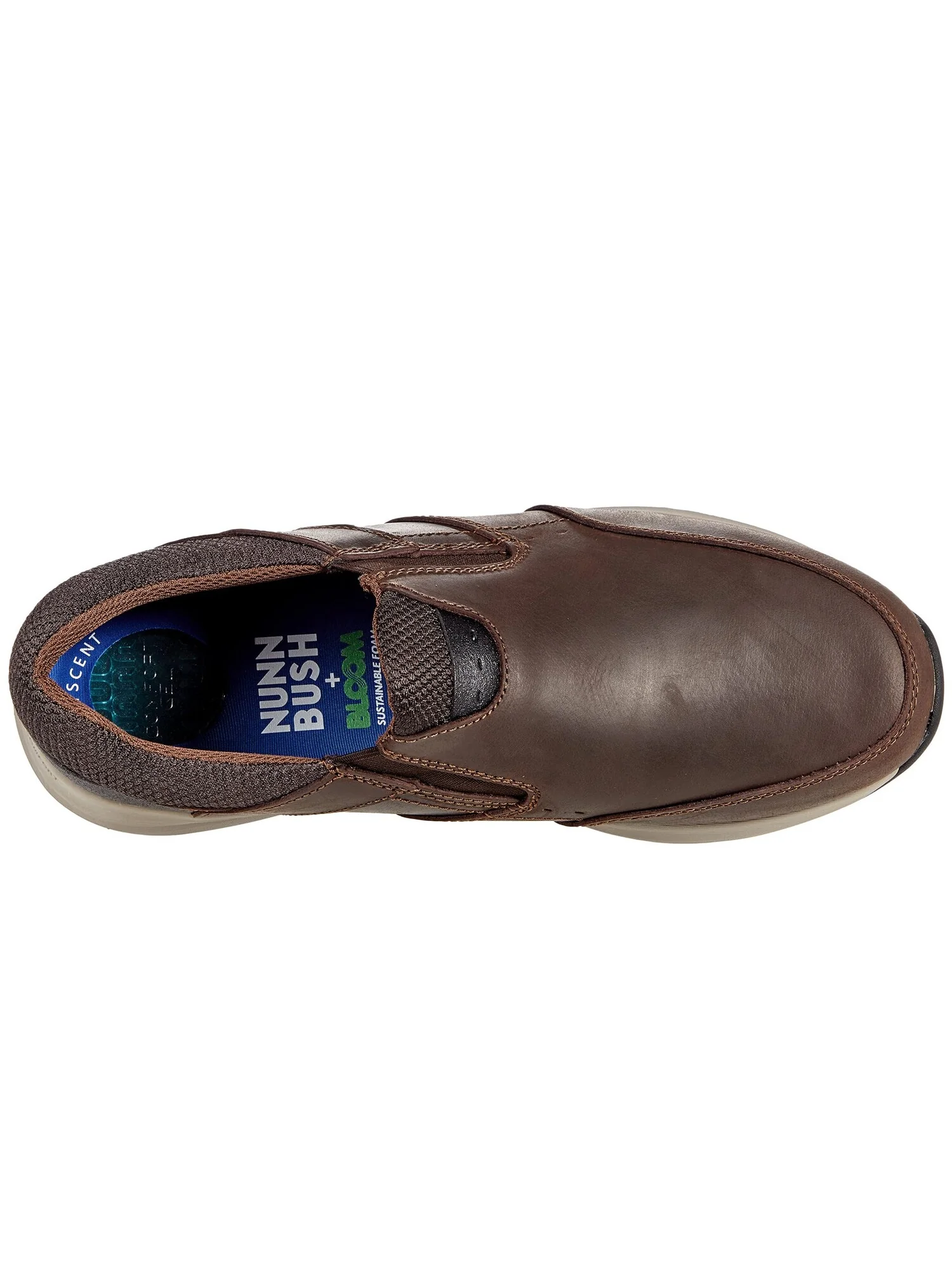 Лоферы Nunn Bush Excursion Waterproof Moccasin Toe Slip-On — изображение 4 из 4, коричневый