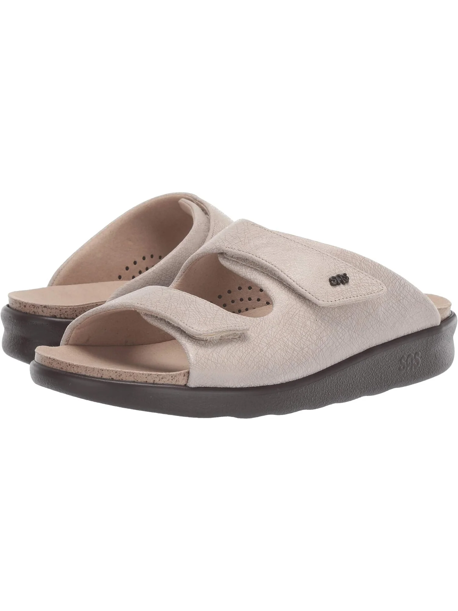 Сандалии SAS Cozy Adjustable Comfort Slide, цвет Web Linen