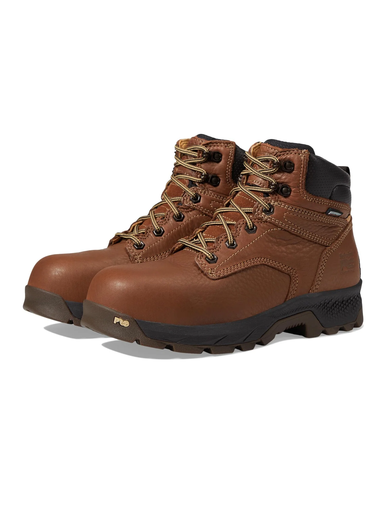 Ботинки Timberland PRO Titan EV 6" с композитным носком, водонепроницаемые — изображение 2 из 6, коричневый