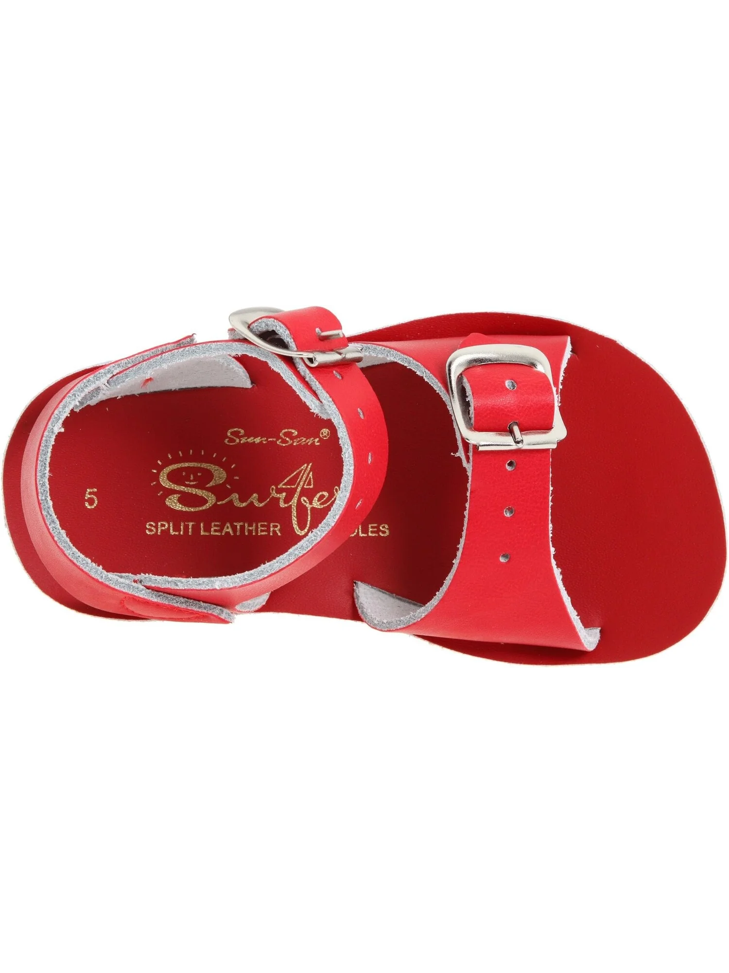 Сандалии на плоской подошве Sun-San - Surfer Salt Water Sandal by Hoy Shoes — изображение 2 из 7, красный