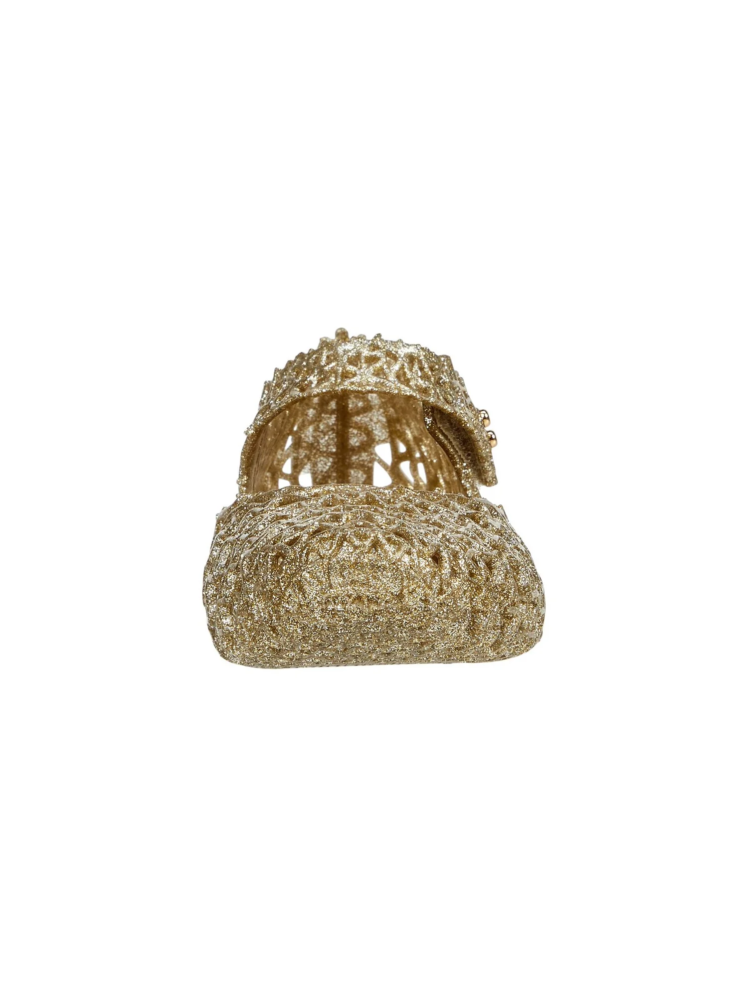 Балетки Mini Melissa Campana Papel BB (Toddler/Little Kid) — изображение 3 из 6, золото