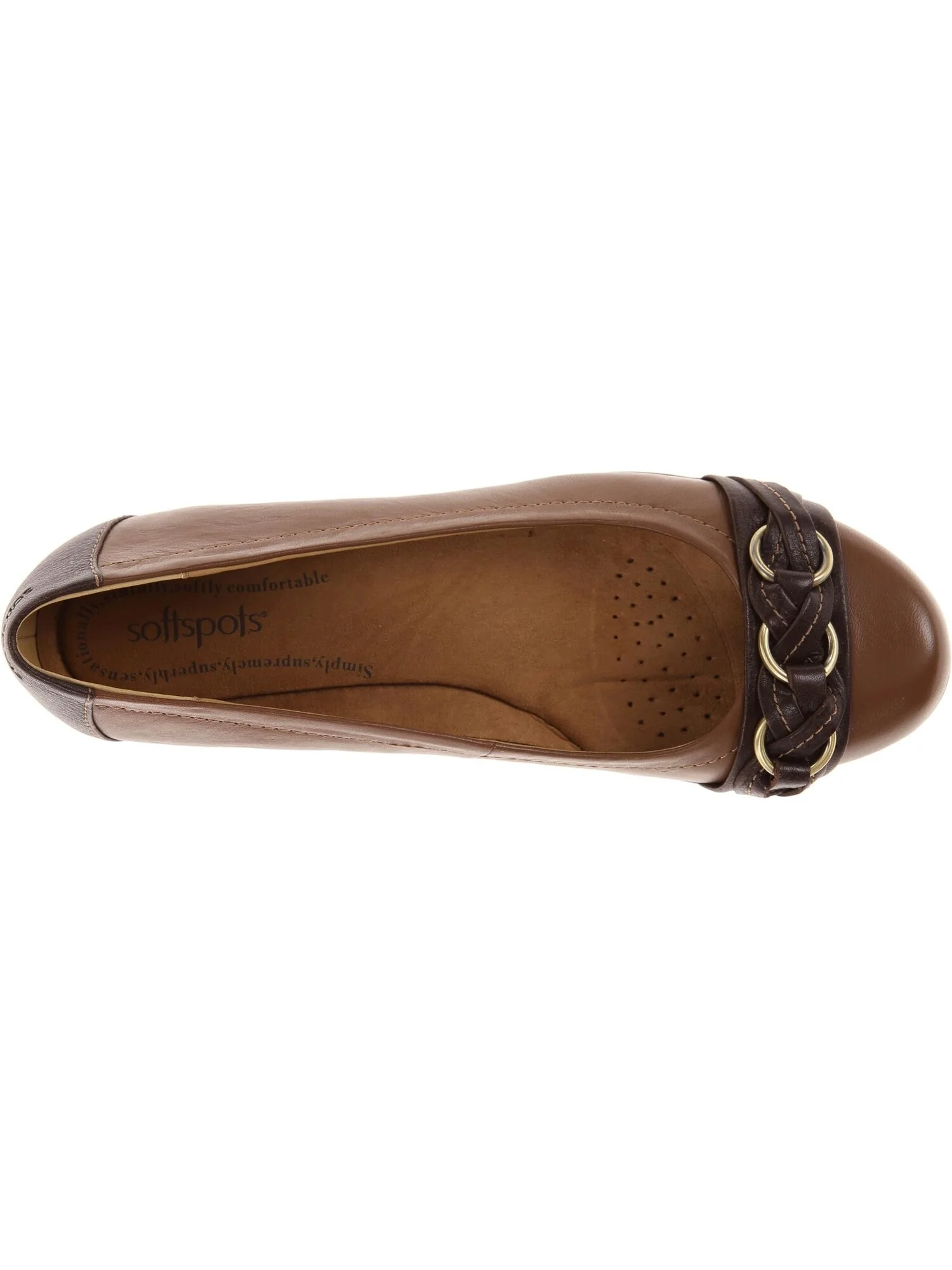 Туфли на плоской подошве Comfortiva Posie - Soft Spots — изображение 2 из 4, табак