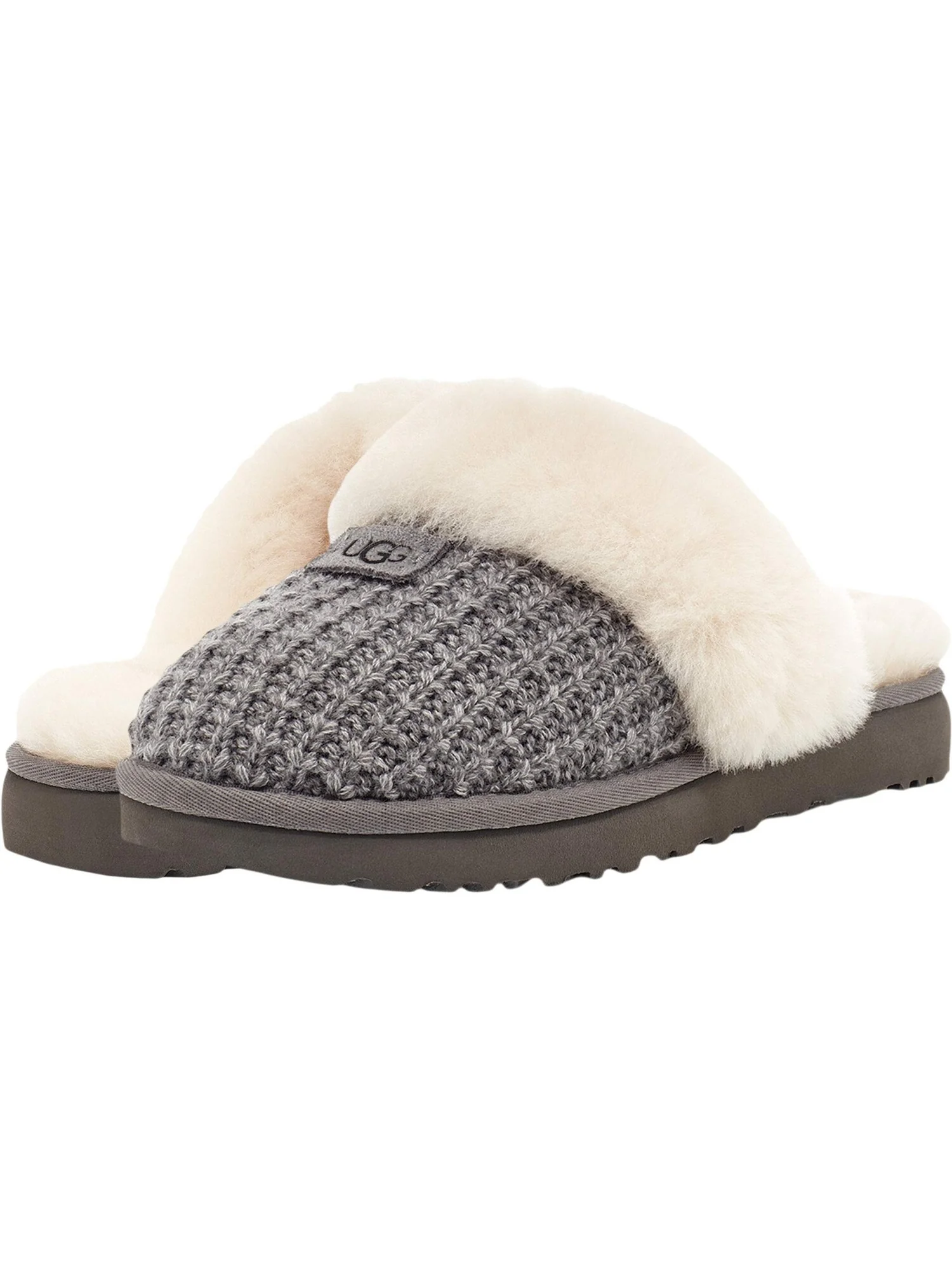 Тапочки UGG Cozy Knit Slipper — изображение 3 из 4, темно-серый