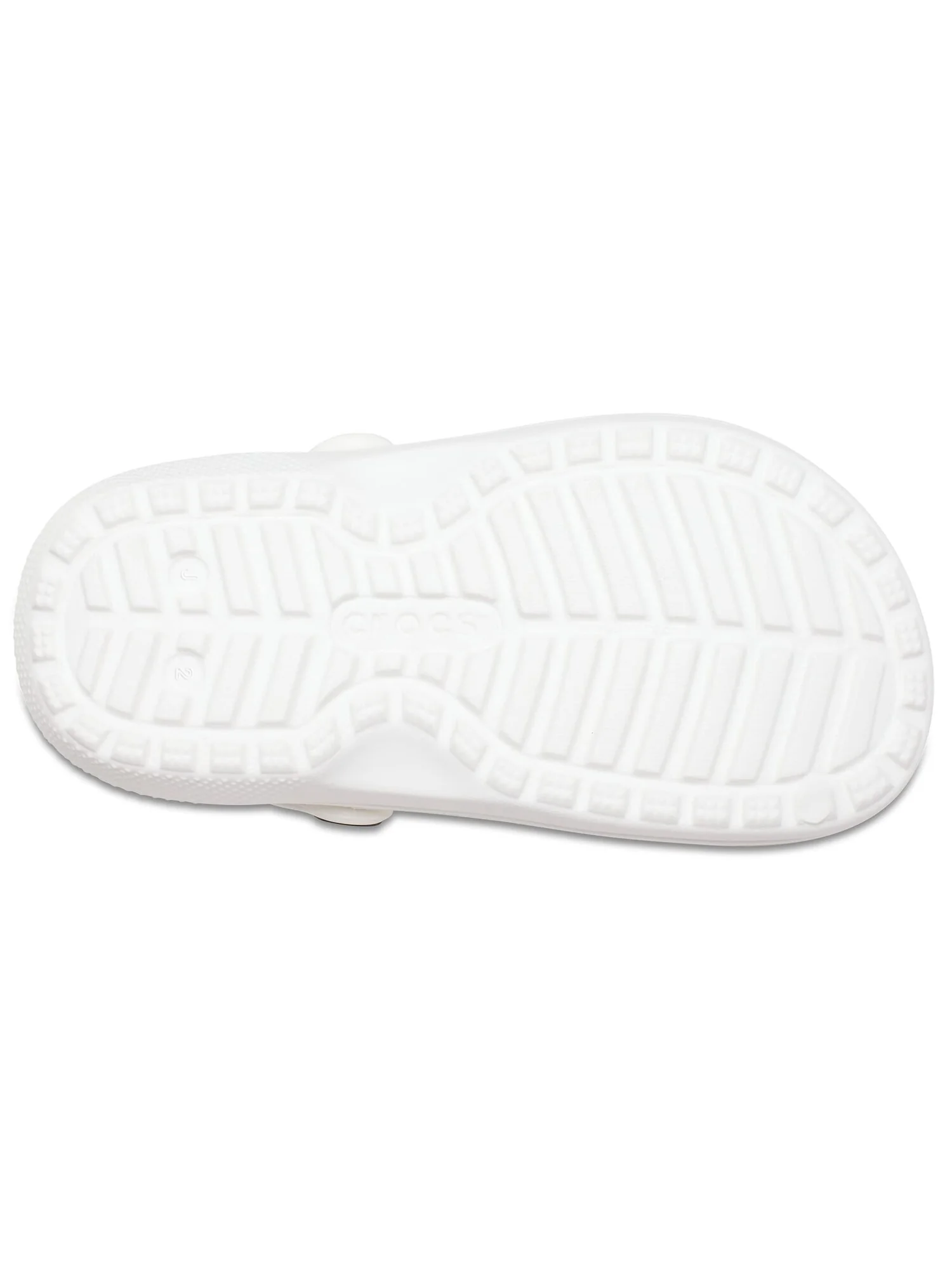 Сабо Crocs Kids Classic Lined Clog (Little Kid/Big Kid) — изображение 6 из 6, белый/серый