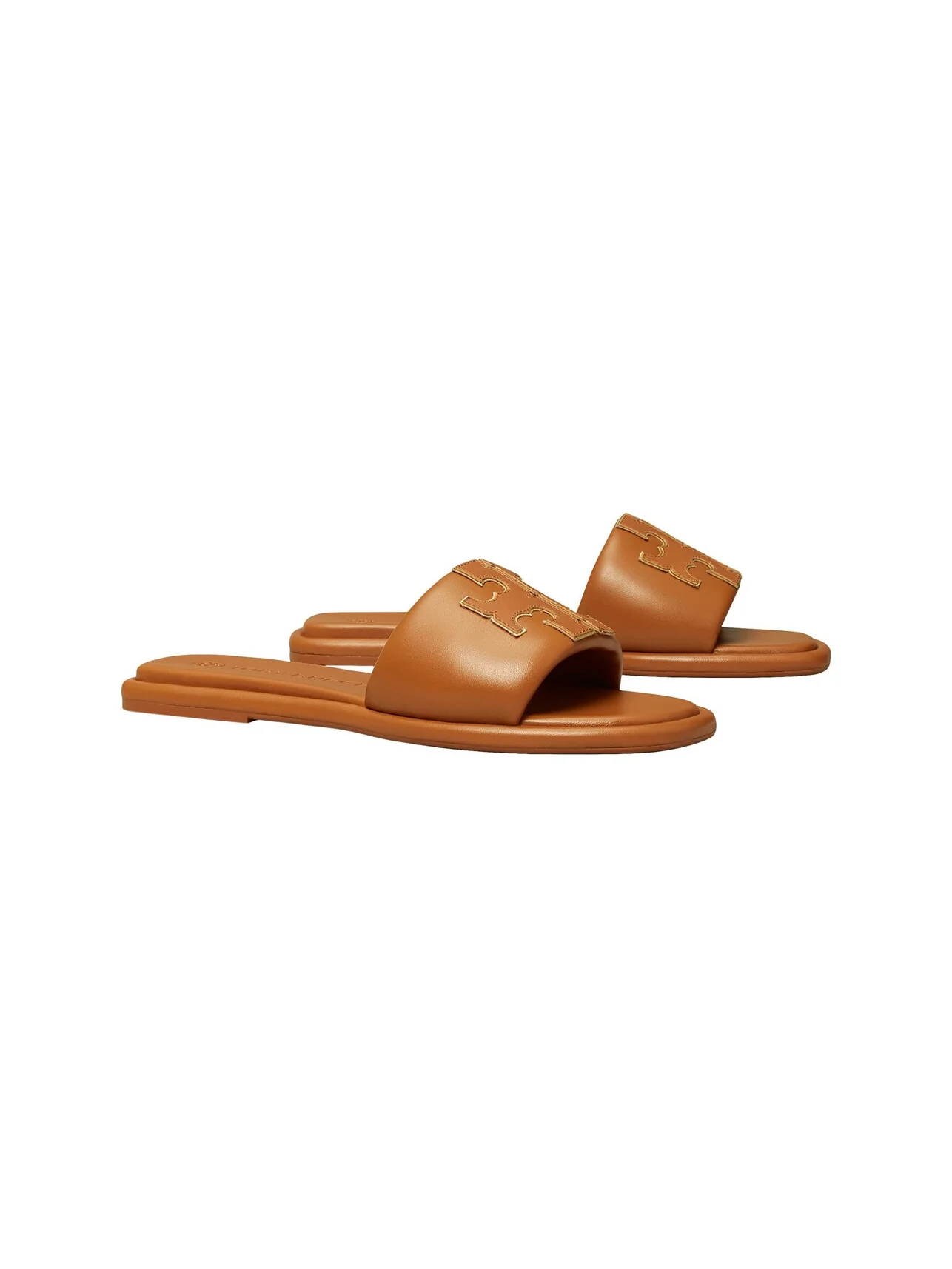 Сандалии Tory Burch Double T Sport Slide — изображение 3 из 4, золото