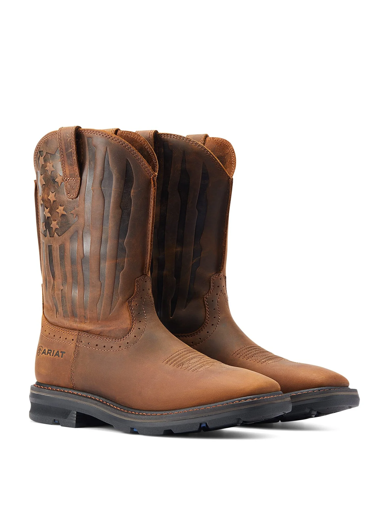 Ботинки Ariat Sierra Shock Shield Patriot Work Boot — изображение 1 из 5, коричневый